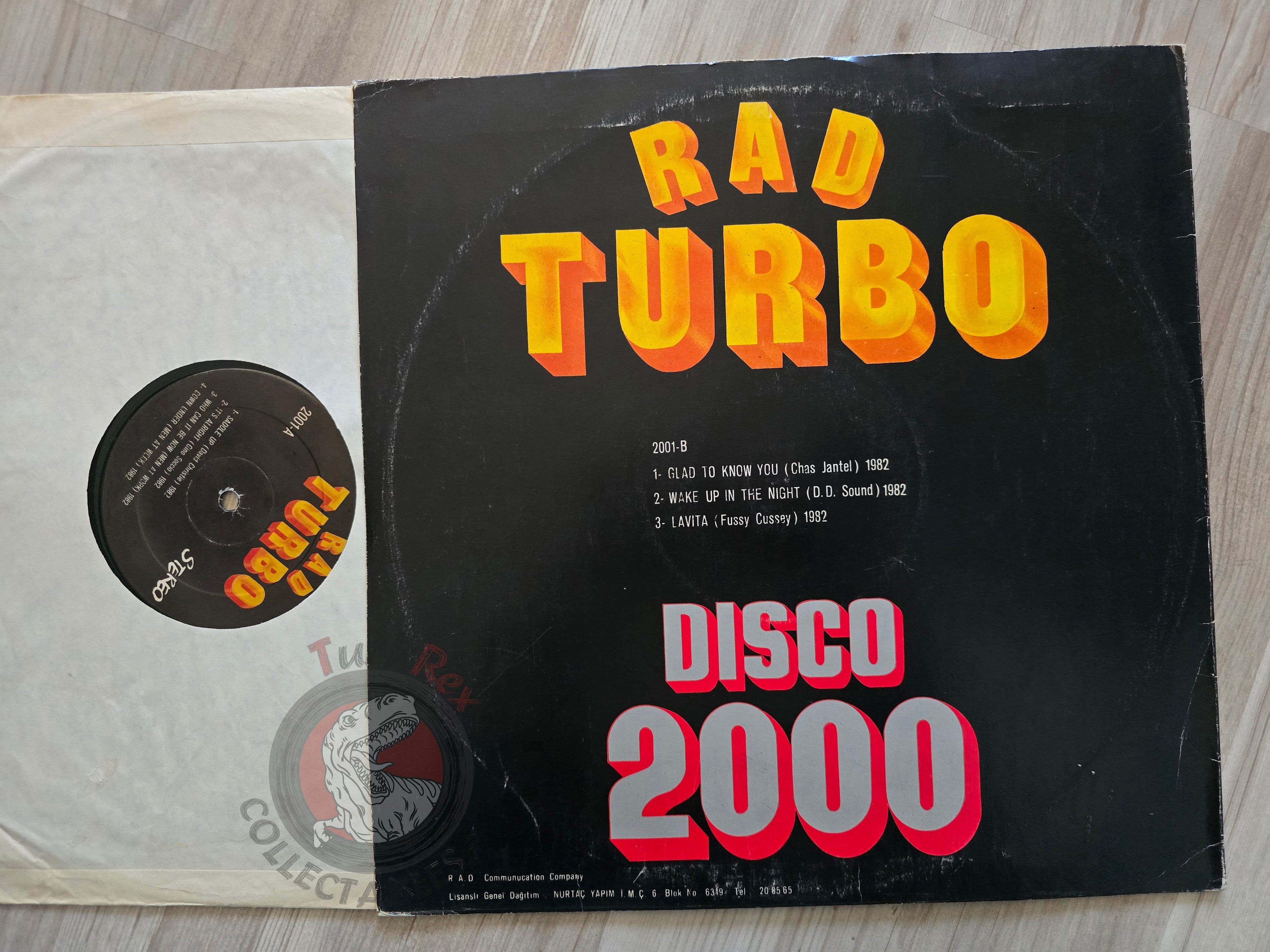 Various – Rad Turbo Disco 2000 Turkish Pressing Vinyl Turkey Edition
