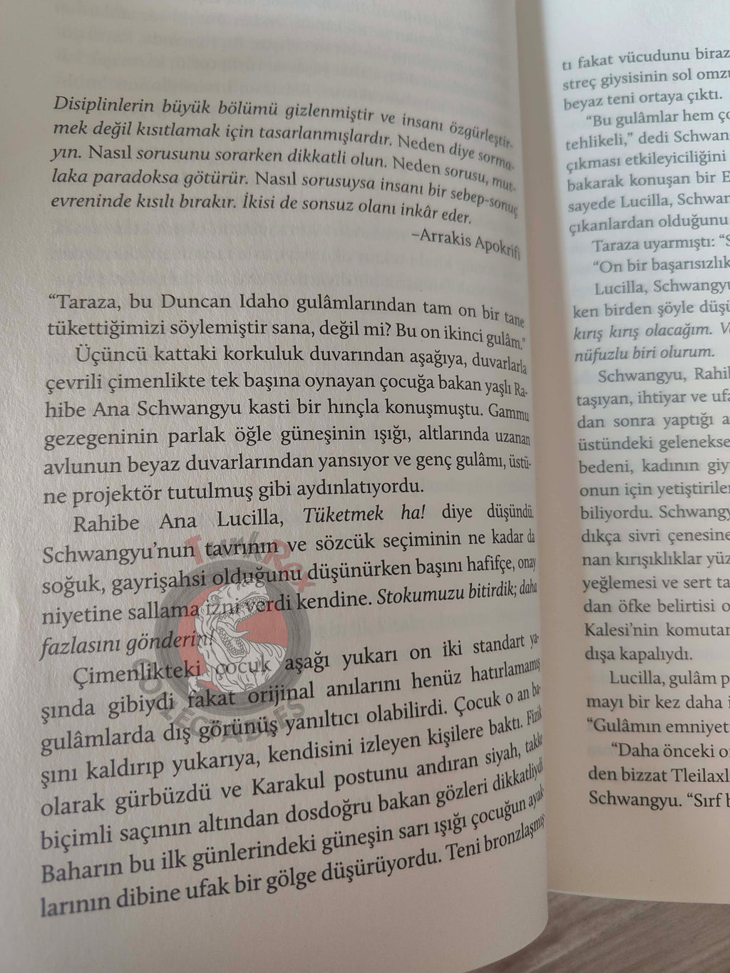 Frank Herbert – Heretics of Dune Turkish Book Turkey Dune Series