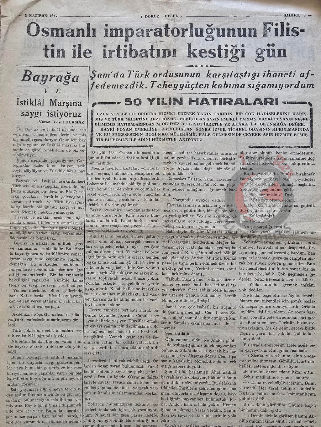 Turkish Freemasonry How Did the Freemasons Operate in İzmir 1947 Turkey Newspaper Masonic