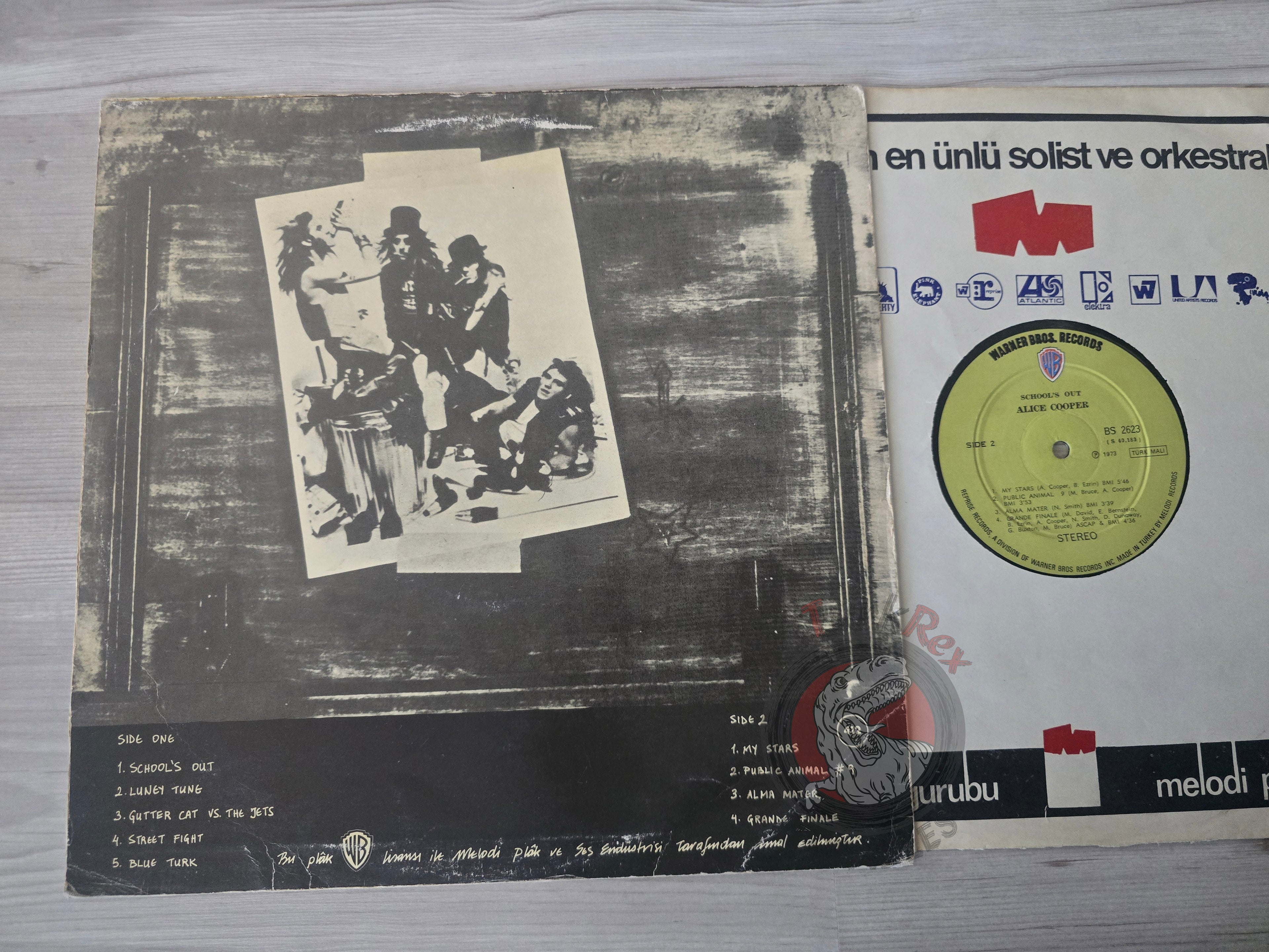 Alice Cooper – School's Out Turkish Pressing Vinyl Turkey Edition