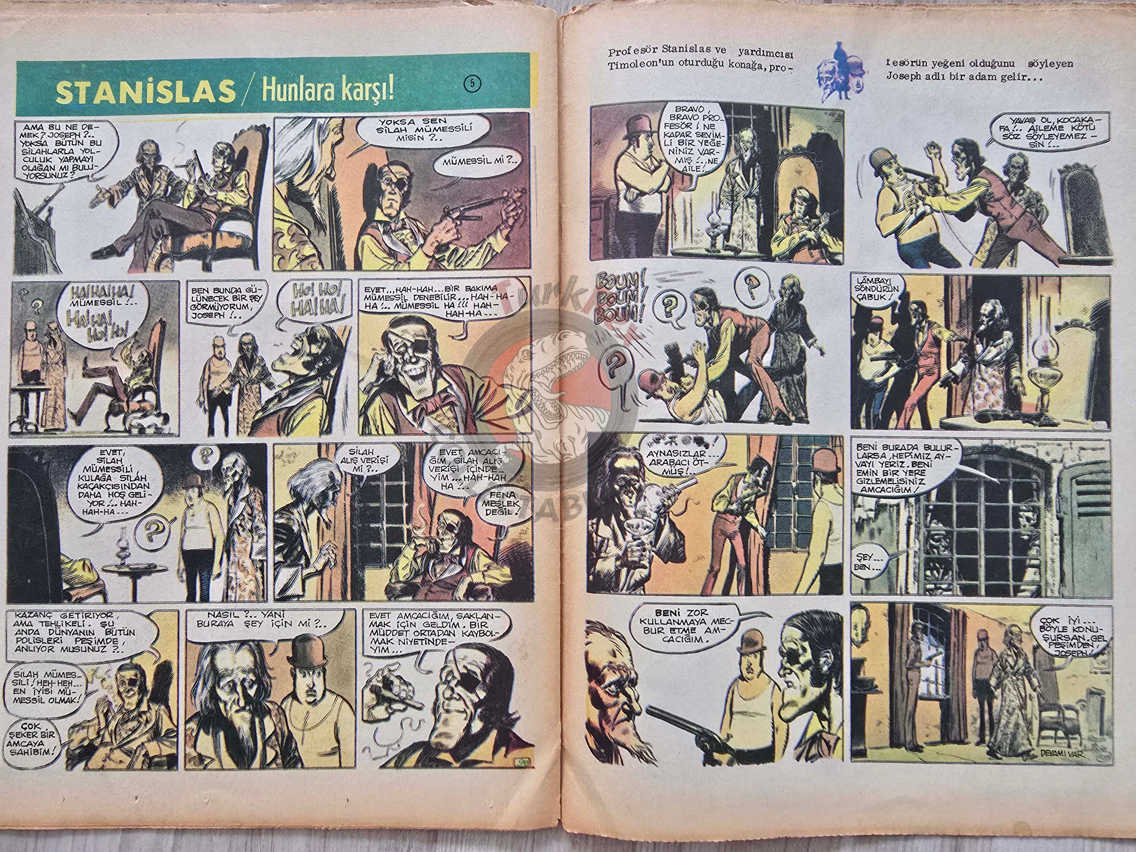 Milliyet Çocuk #72 1974 Turkish Comic Mag Turkey Lucky Luke Michel Vaillant Time is Money Don Quixote