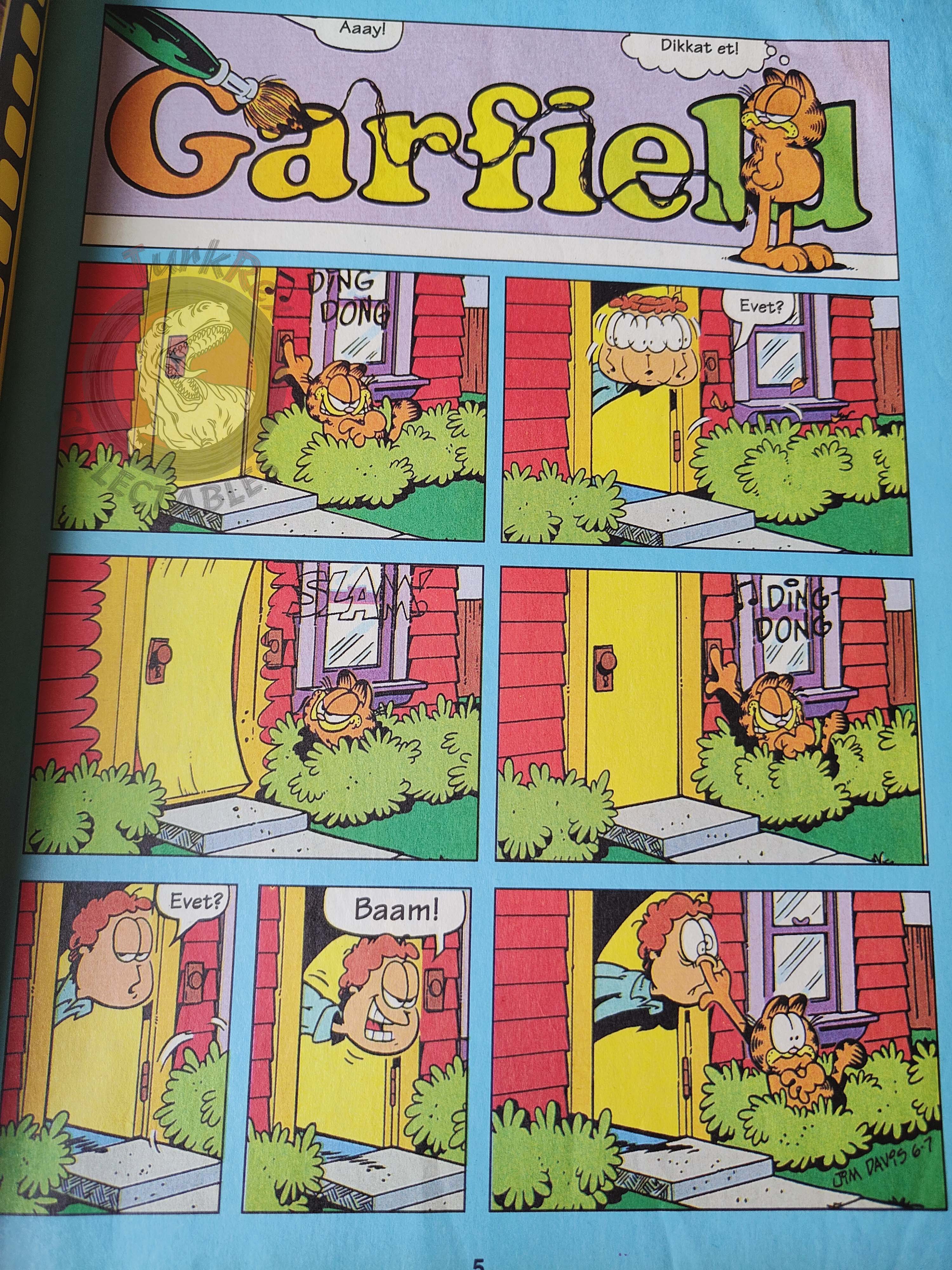 Garfield #1 1996 Turkish Magazine Comic Turkey