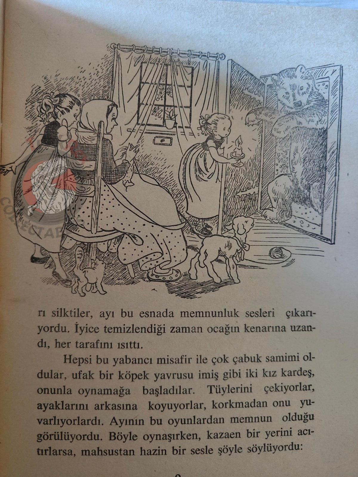 Grimm Brothers –  The Wren and the Bear 1965 Turkish Book Turkey Illustrated