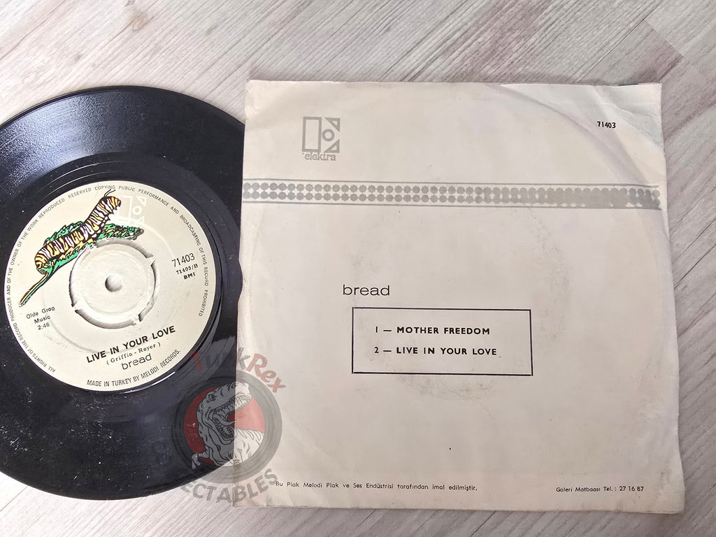 Bread – Mother Freedom 7" Turkish Pressing Vinyl Turkey Edition