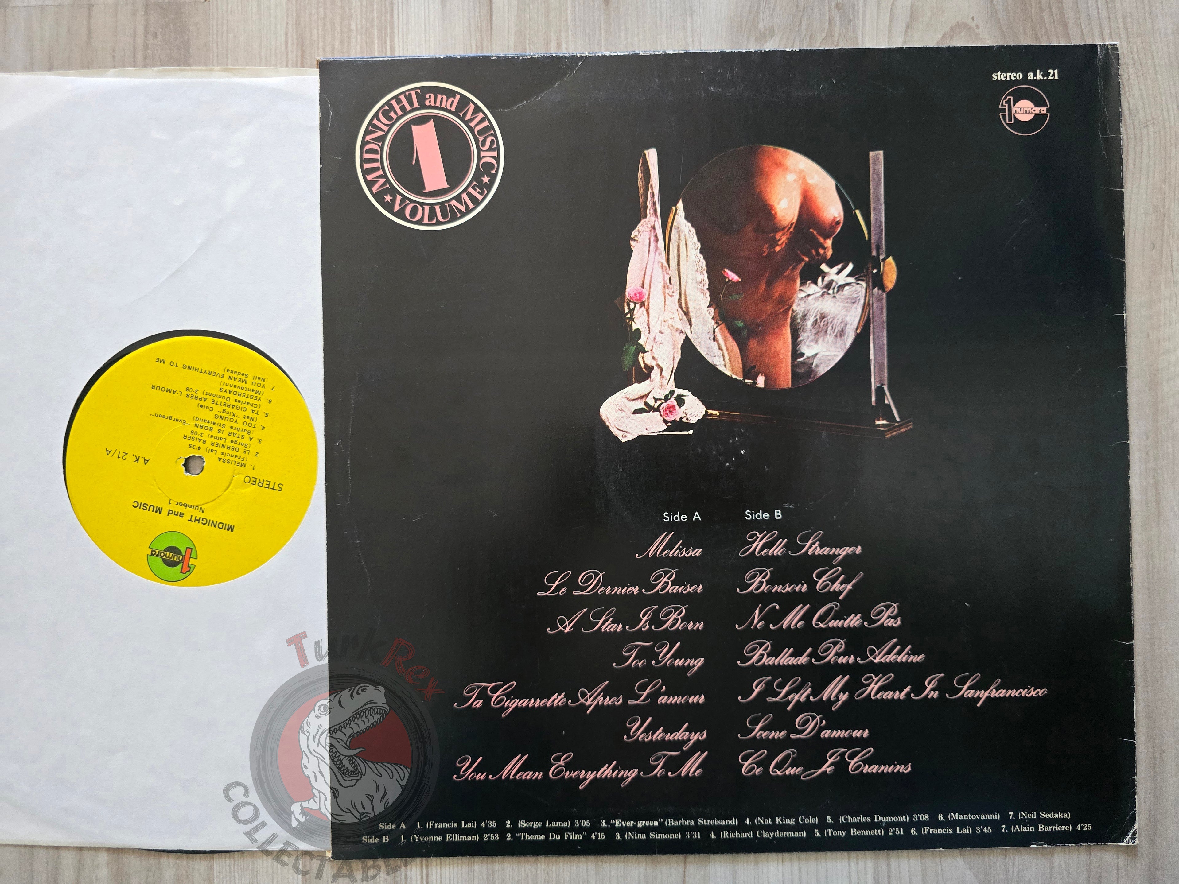 Various – Midnight and Music Turkish Pressing Vinyl Turkey Edition