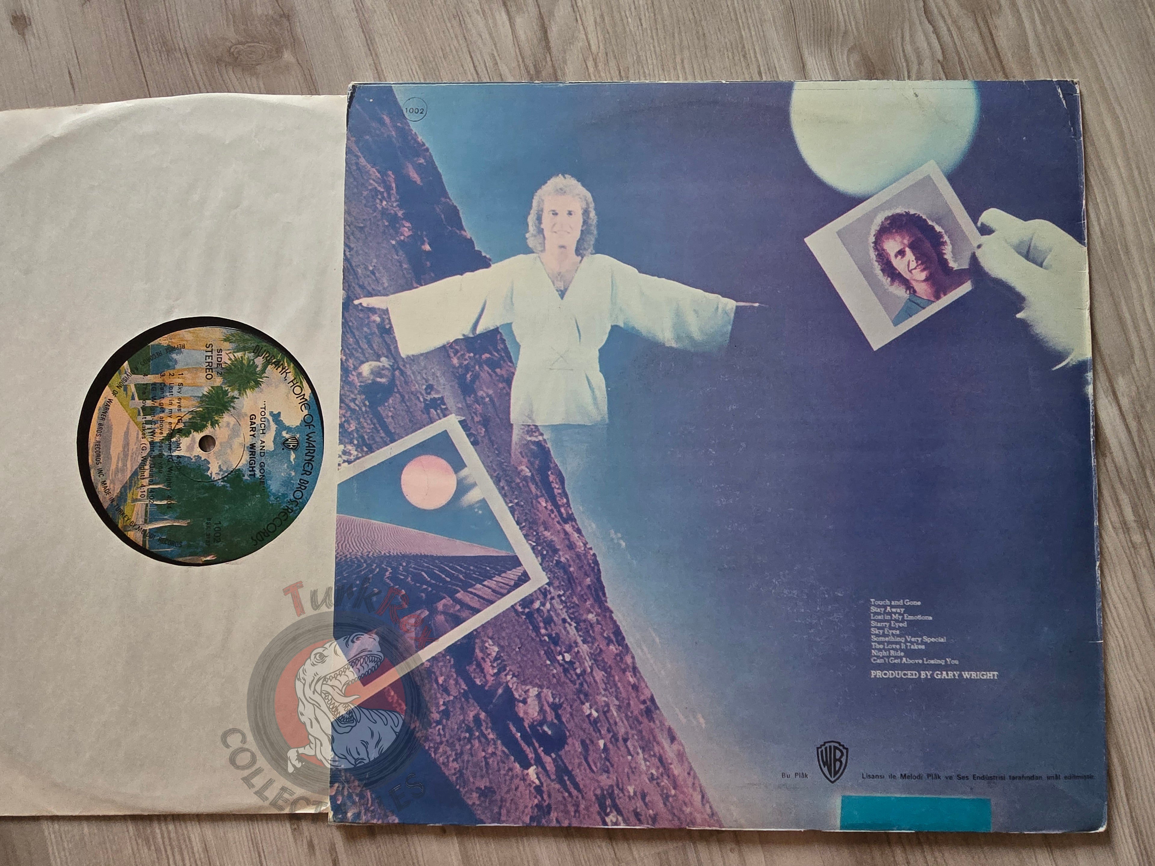 Gary Wright – Touch And Gone Turkish Pressing Vinyl Turkey Edition