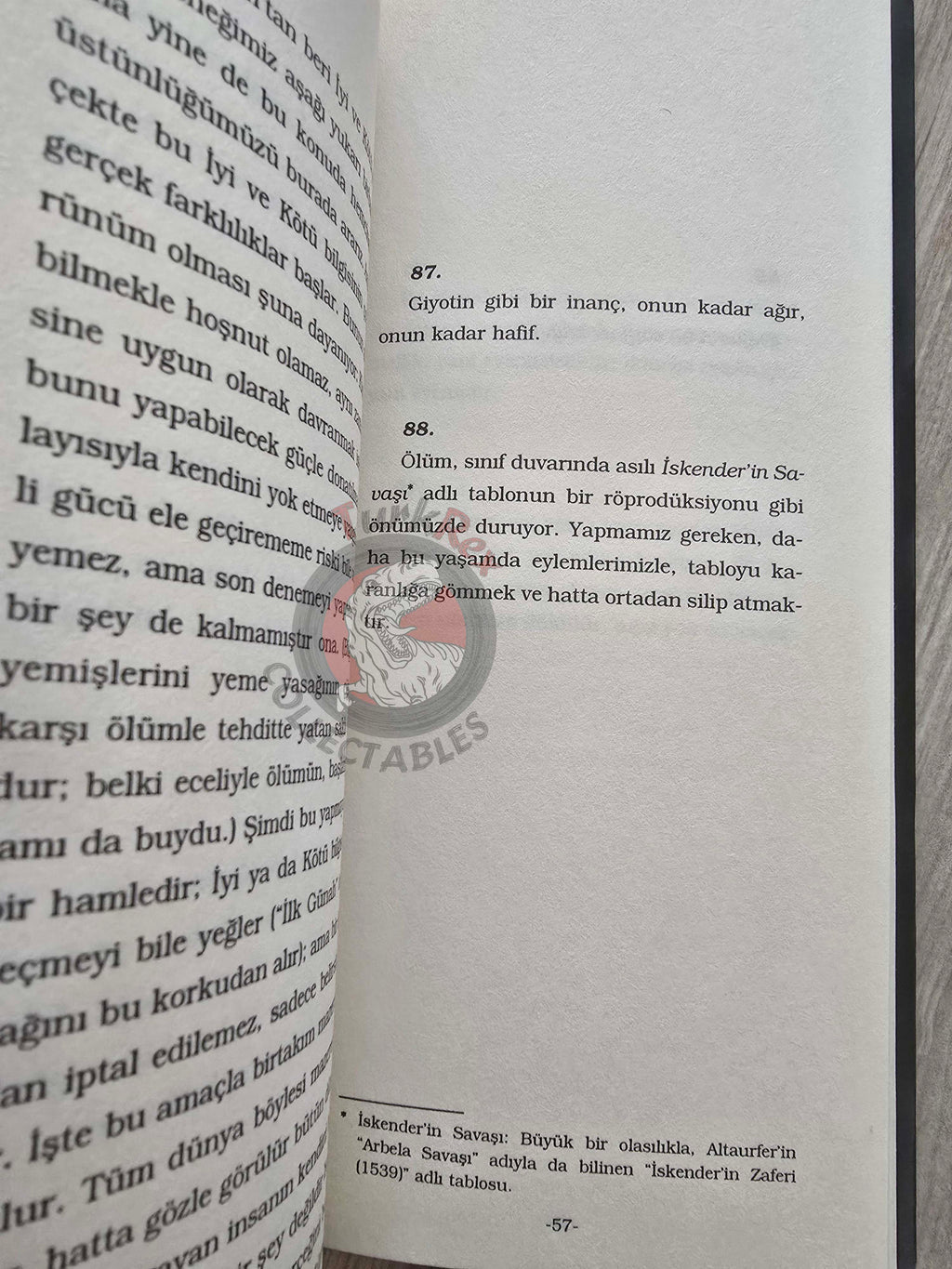 Franz Kafka – The Aphorisms of Franz Kafka Turkish Book Turkey