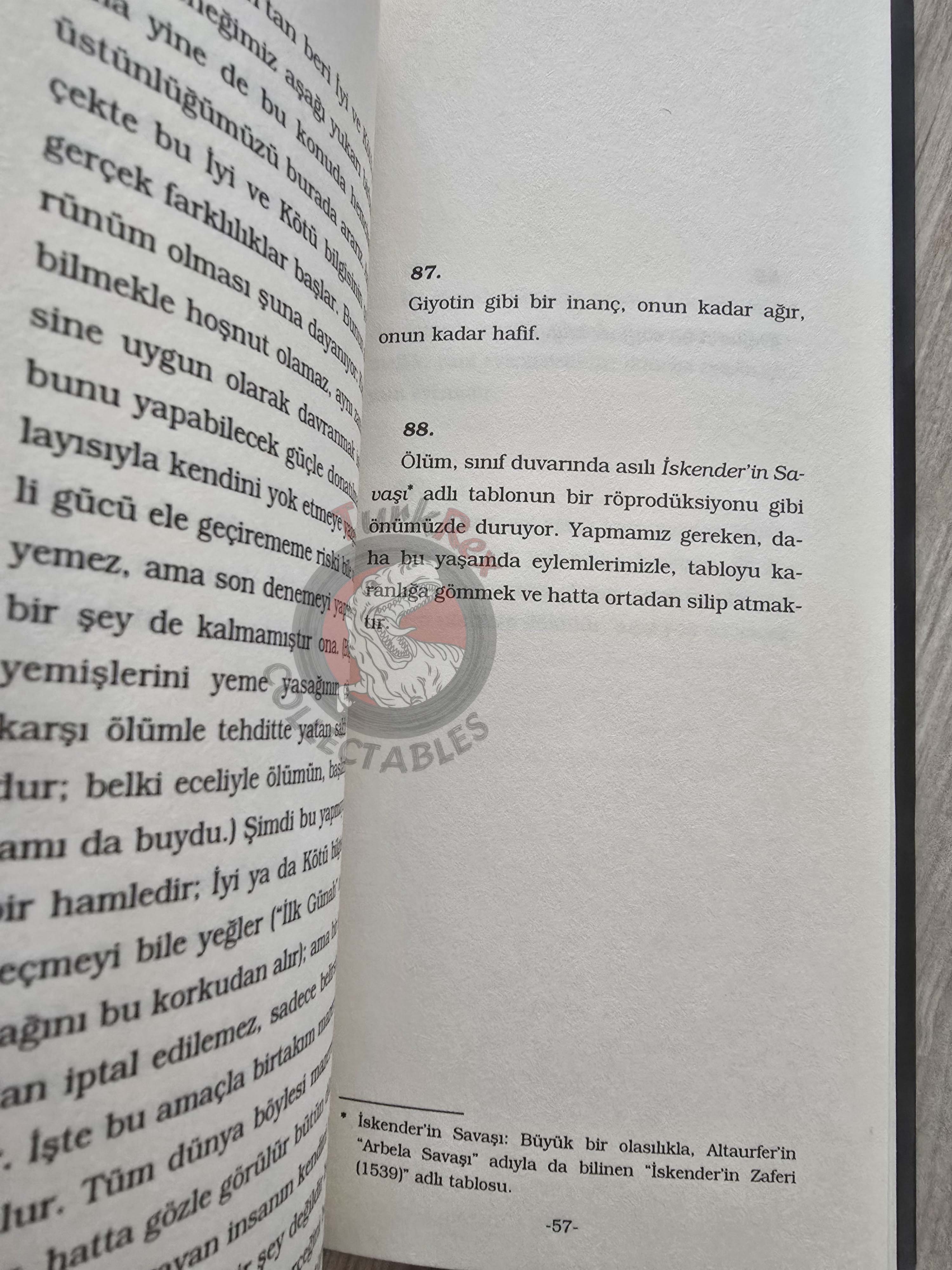 Franz Kafka – The Aphorisms of Franz Kafka Turkish Book Turkey