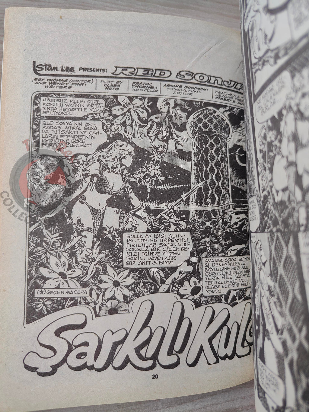Conan ve Barbarlar #6 1994 Red Sonja & King Kull Turkish Comic Turkey