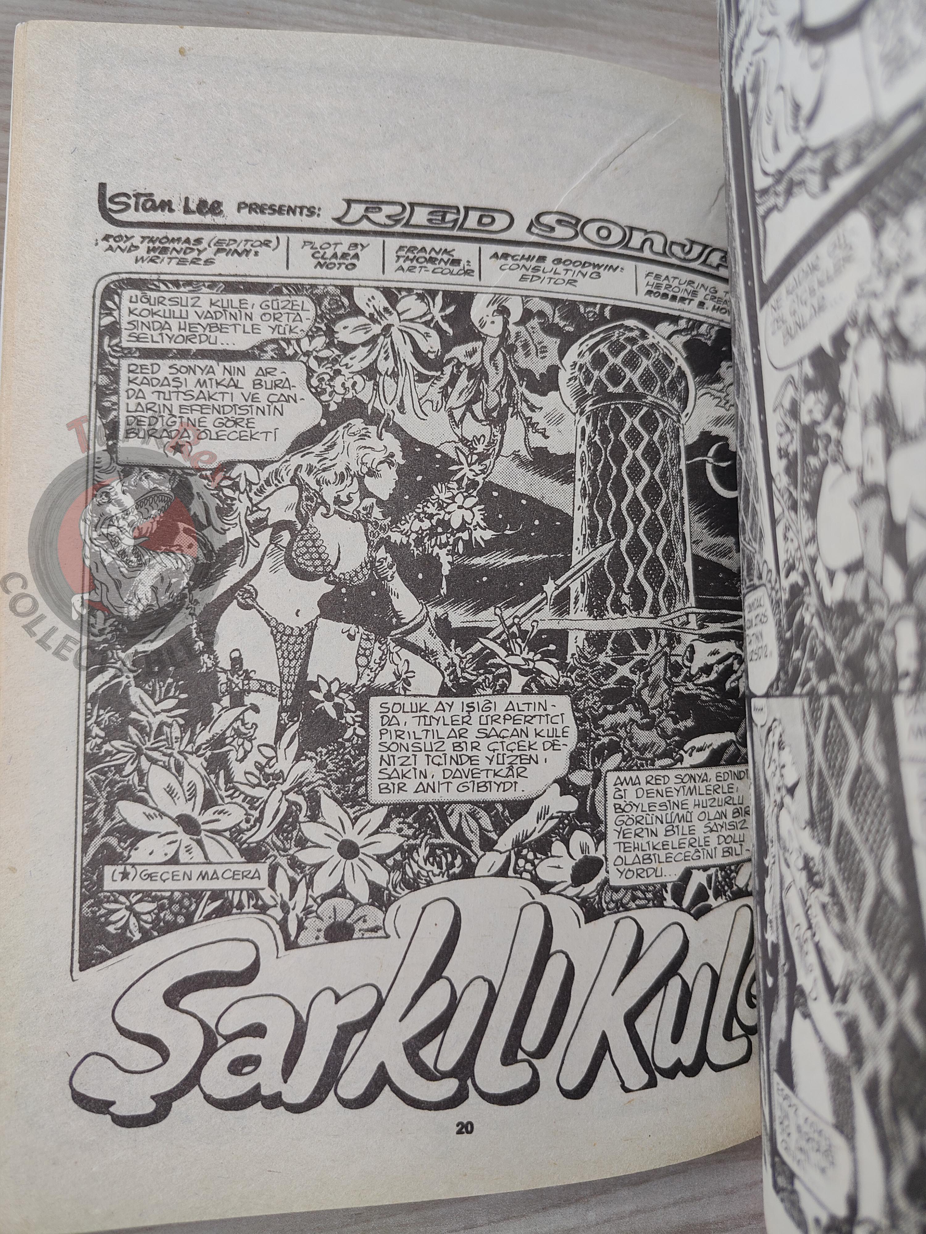 Conan ve Barbarlar #6 1994 Red Sonja & King Kull Turkish Comic Turkey
