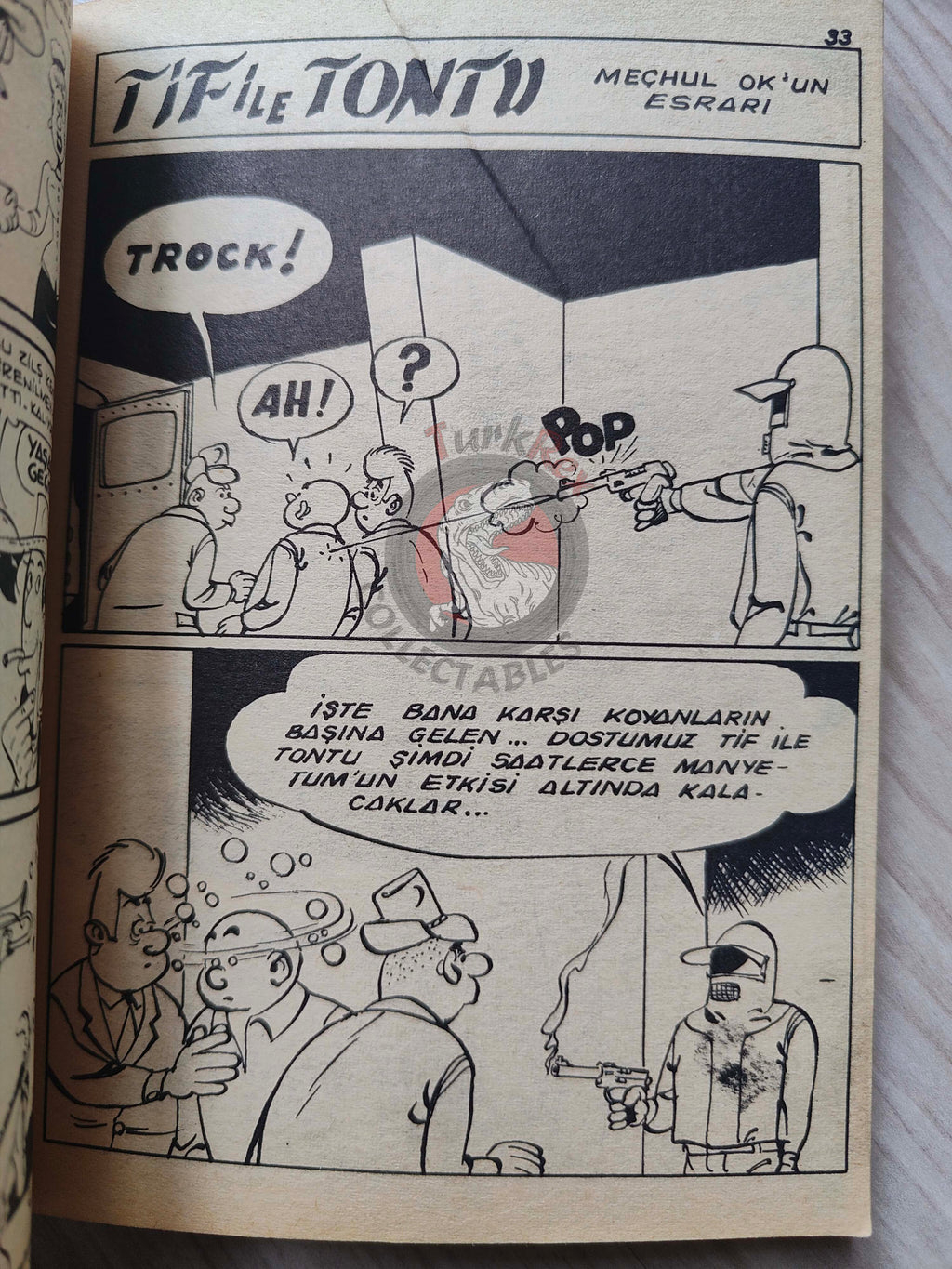 Lucky Luke #3 Western Circus 1972 Turkish Comic Turkey Tif Et Tondu