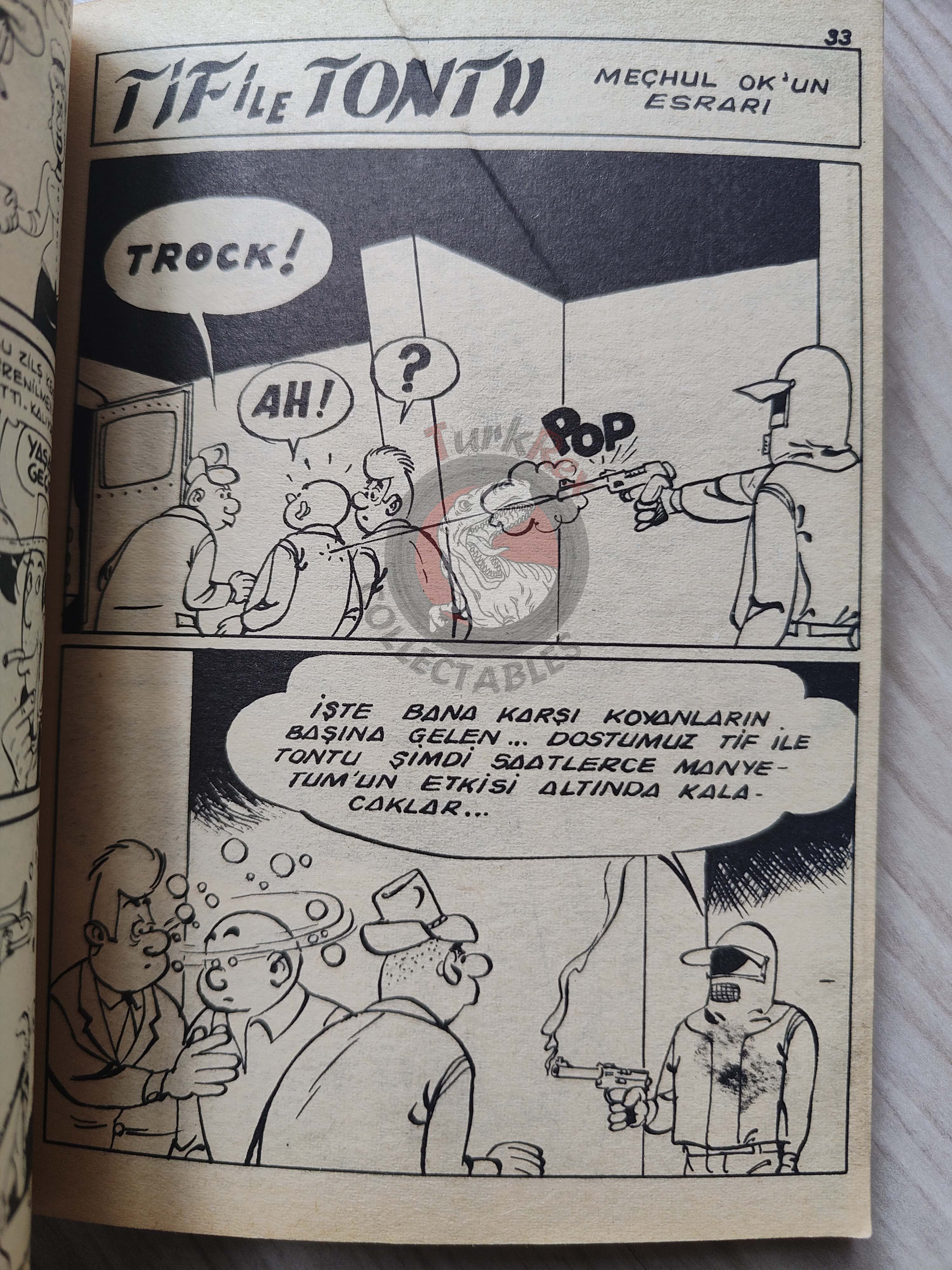 Lucky Luke #3 Western Circus 1972 Turkish Comic Turkey Tif Et Tondu