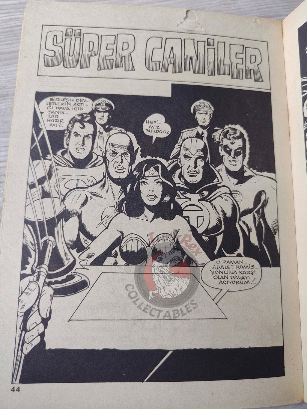 Superman #18 1983 Turkish Comic Turkey #367 #368 #360 Justice League of America #169