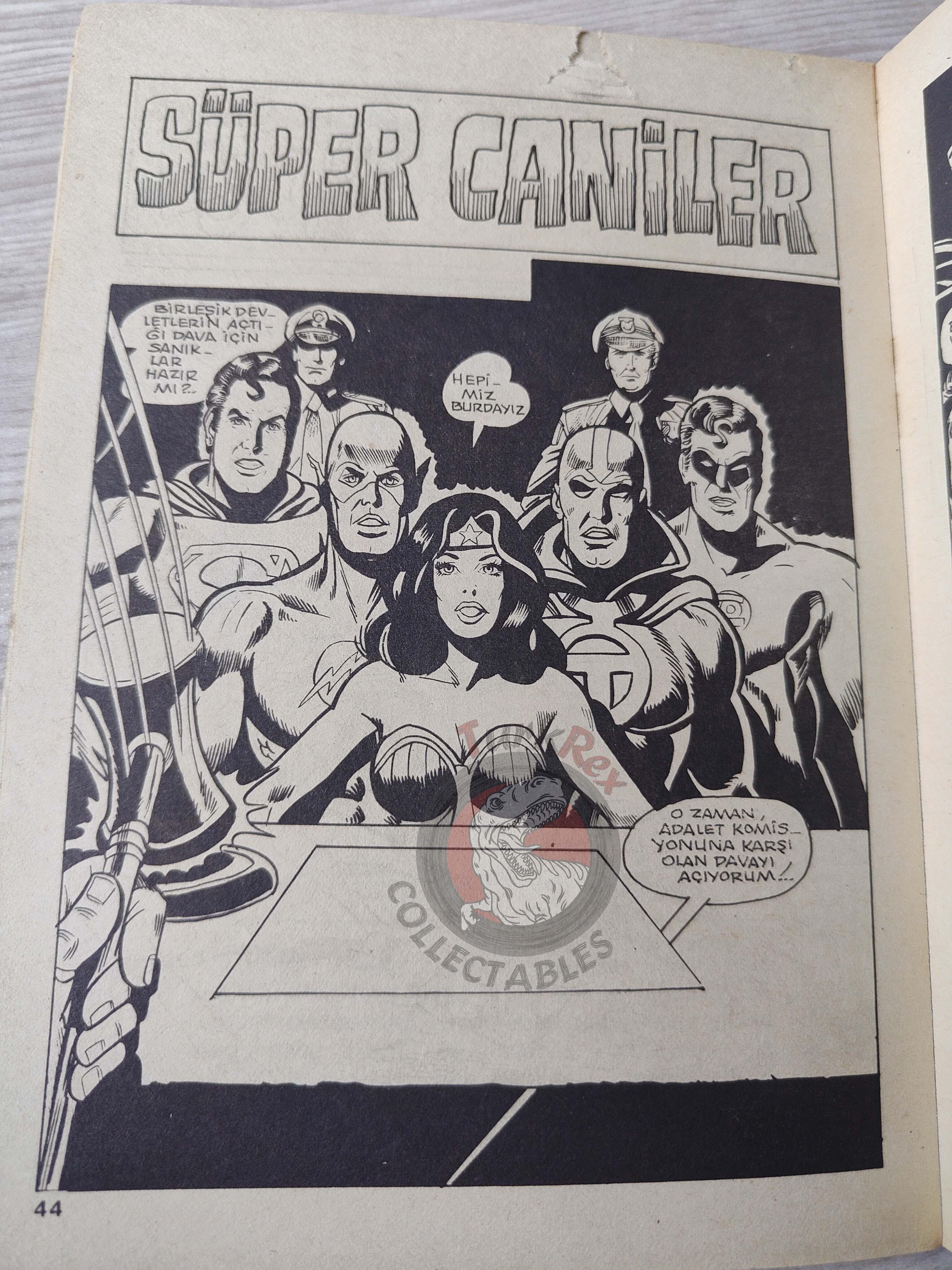 Superman #18 1983 Turkish Comic Turkey #367 #368 #360 Justice League of America #169