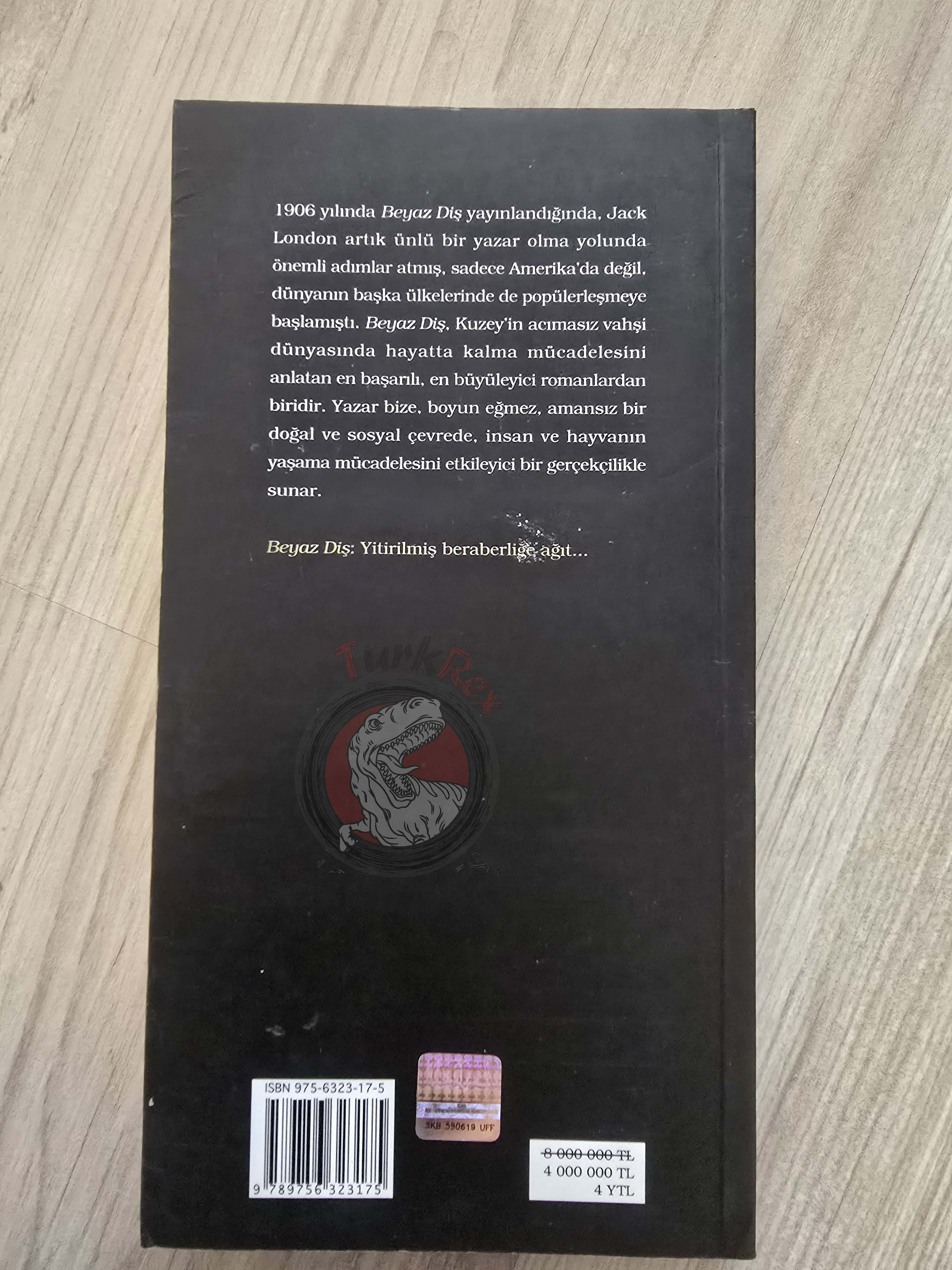 Jack London  – White Fang Turkish Book Turkey