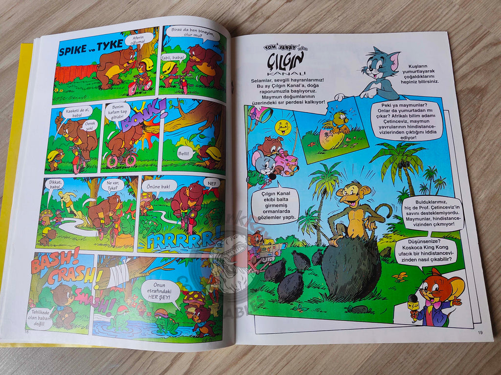Tom & Jerry Magazine #8 1997 Turkish Comic Turkey Spike and Tyke