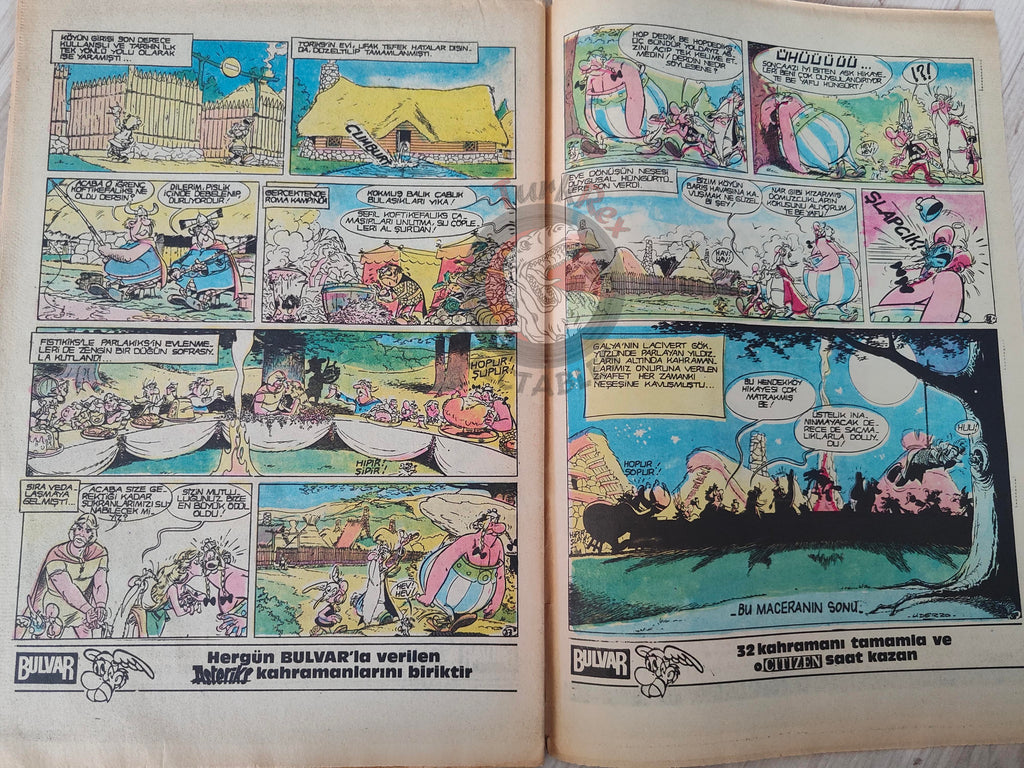 Asterix – Asterix and the Great Divide 1986 Turkish Edition Comic Turkey