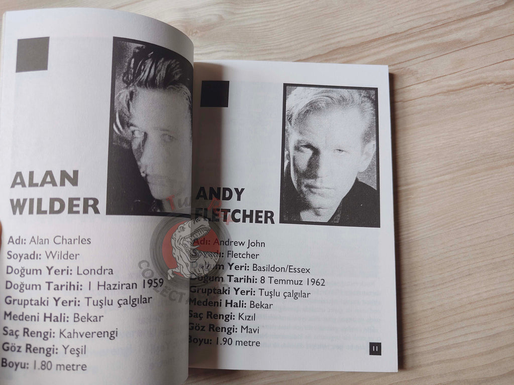 Depeche Mode  Biography Book 1997 by Turkish Writer Book Turkey
