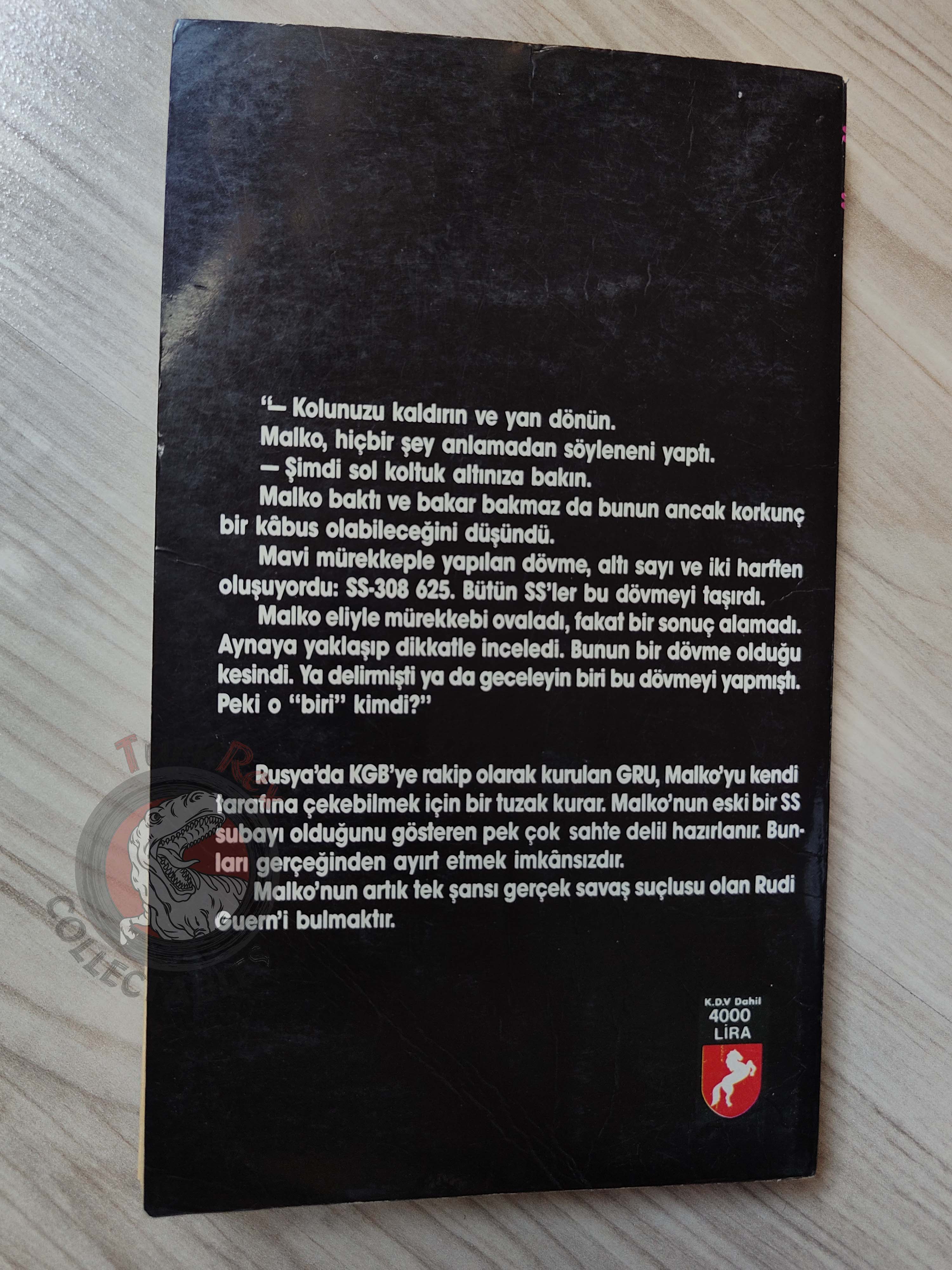 Gerard de Villiers – SAS Magie Noire à New York 1986 Turkish Book Turkey