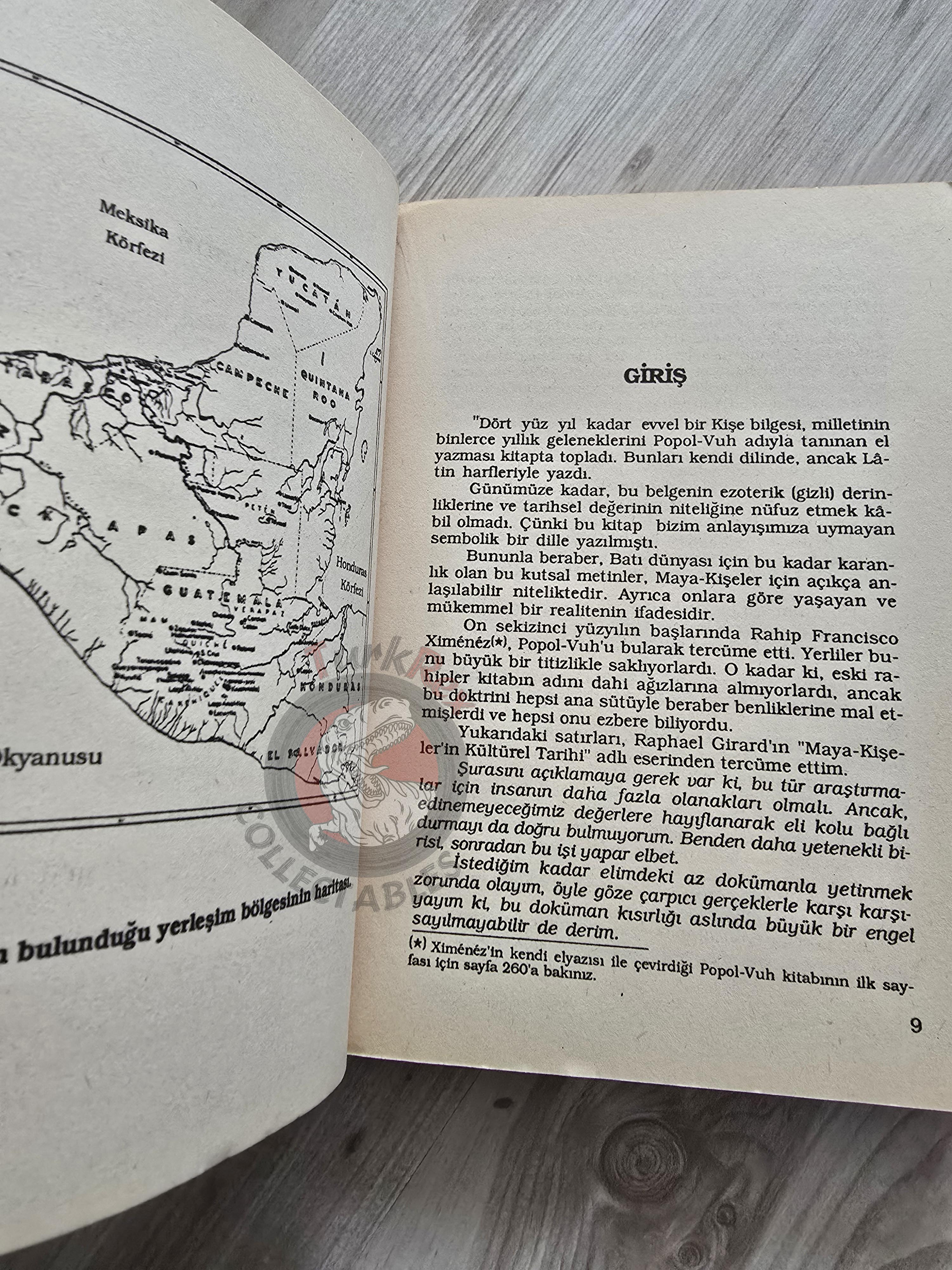 Popol Vuh 1991 Turkish Book Turkey The Sacred Book of the Maya