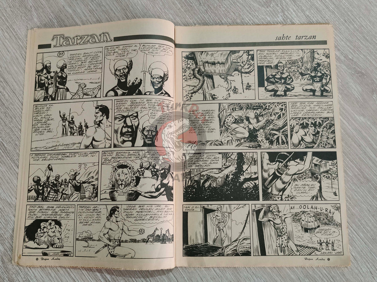 Doğan Kardeş 1971 Magazine #29 Turkish Comic Turkey Sinbad the Sailor Alice In Wonderland
