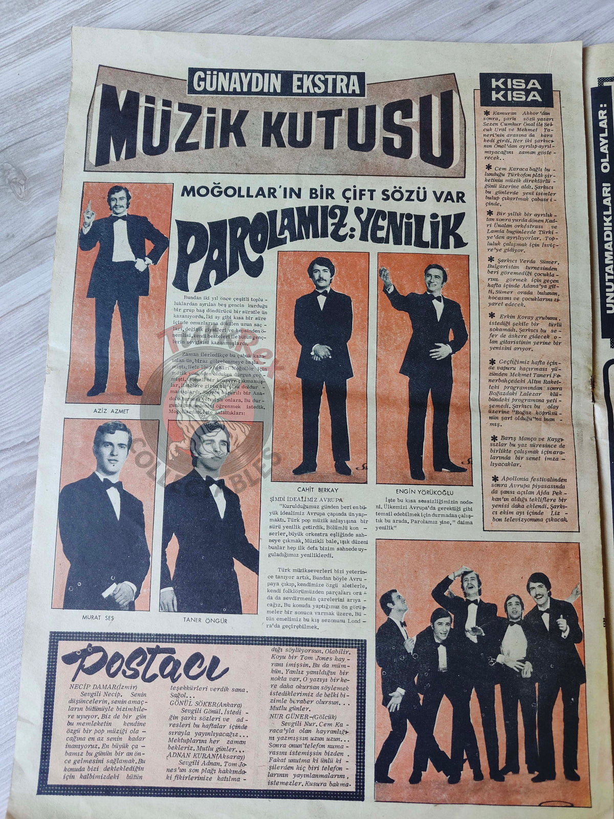 Günaydın Ekstra 1969 A Giant Step to the Moon Turkish Magazine Turkey Space Apollo 11 Moğollar