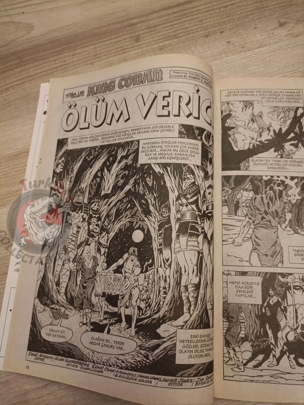 Kral Conan #22 King Conan #10 #11 #12 Turkish Comic Turkey Ken Kelly
