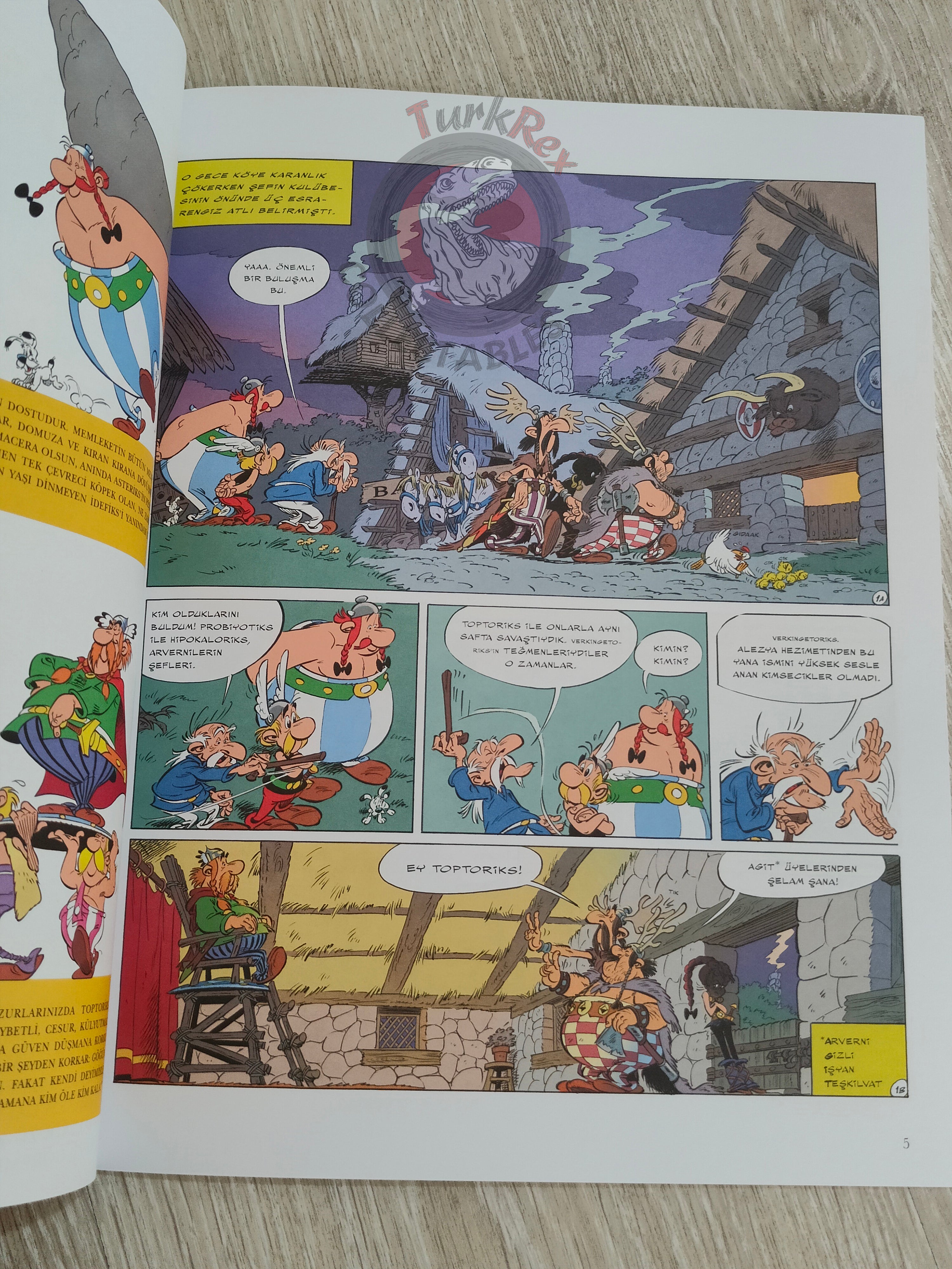 Asterix – Asterix and the Chieftain’s Daughter 2022 Turkish Edition Comic Turkey
