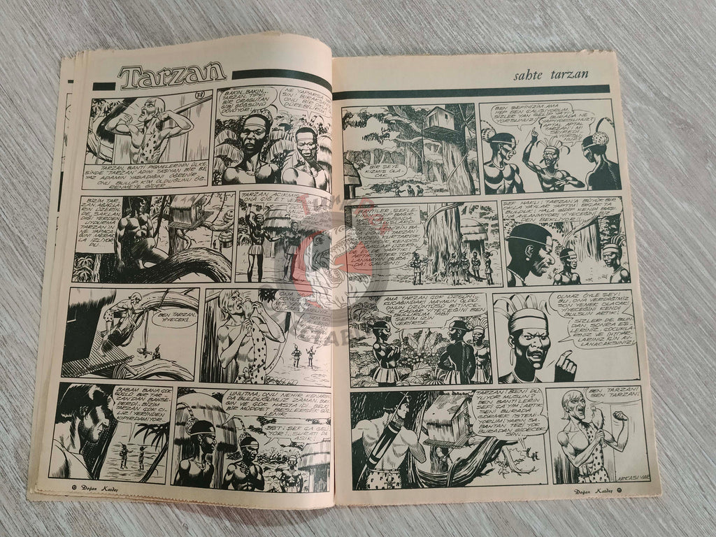 Doğan Kardeş 1971 Magazine #30 Turkish Comic Turkey William Tell Alice In Wonderland Flintstones