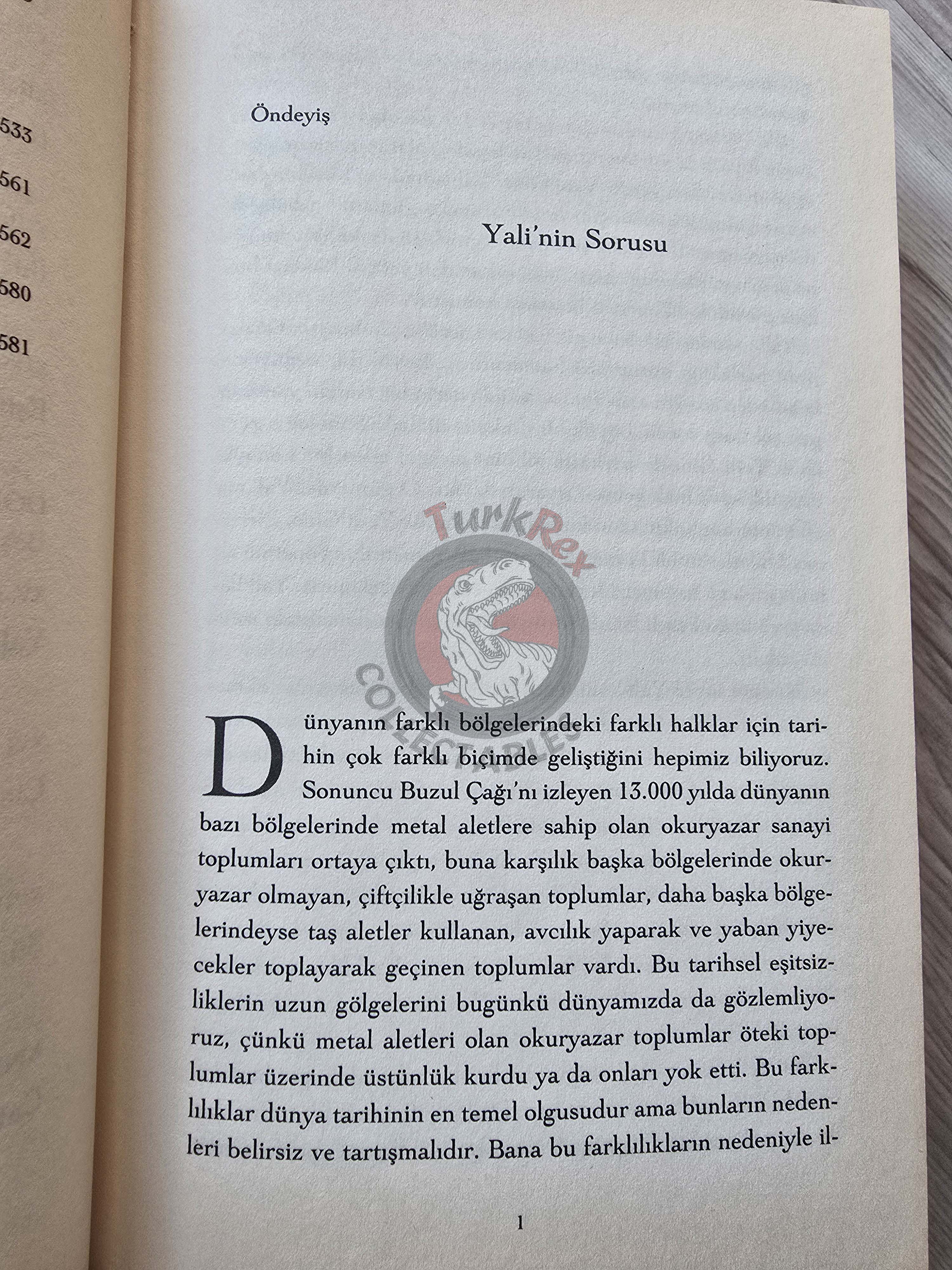 Jared Diamond – Guns, Germs, and Steel 2003 HC/DJ Turkish Book Turkey