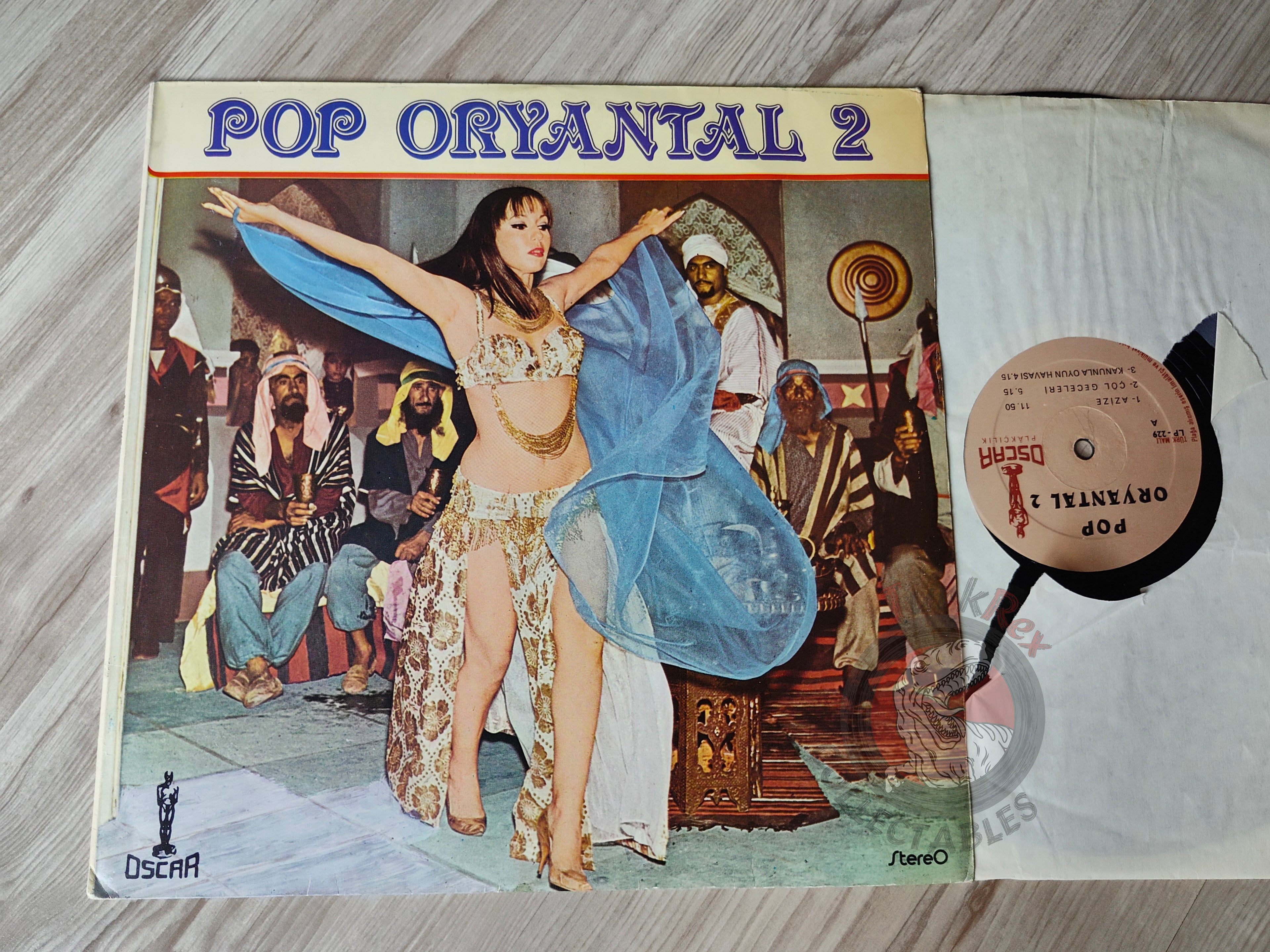 Various – Pop Oryantal 2  Turkish Pressing Vinyl Turkey Edition Belly Dance Oriental