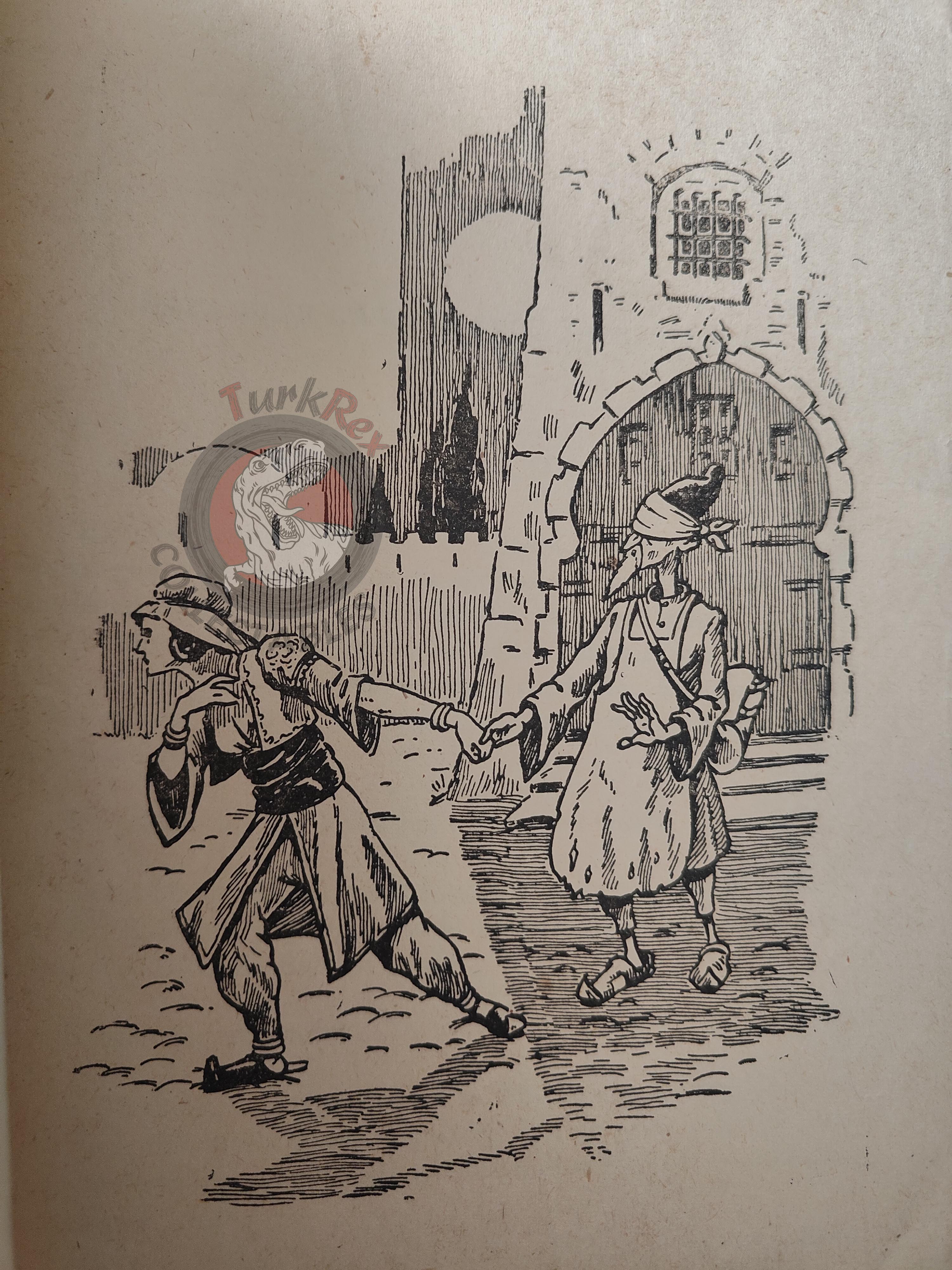 Ali Baba and the Forty Thieves 1950s Turkish Book Turkey 1001 Nights Illustrated
