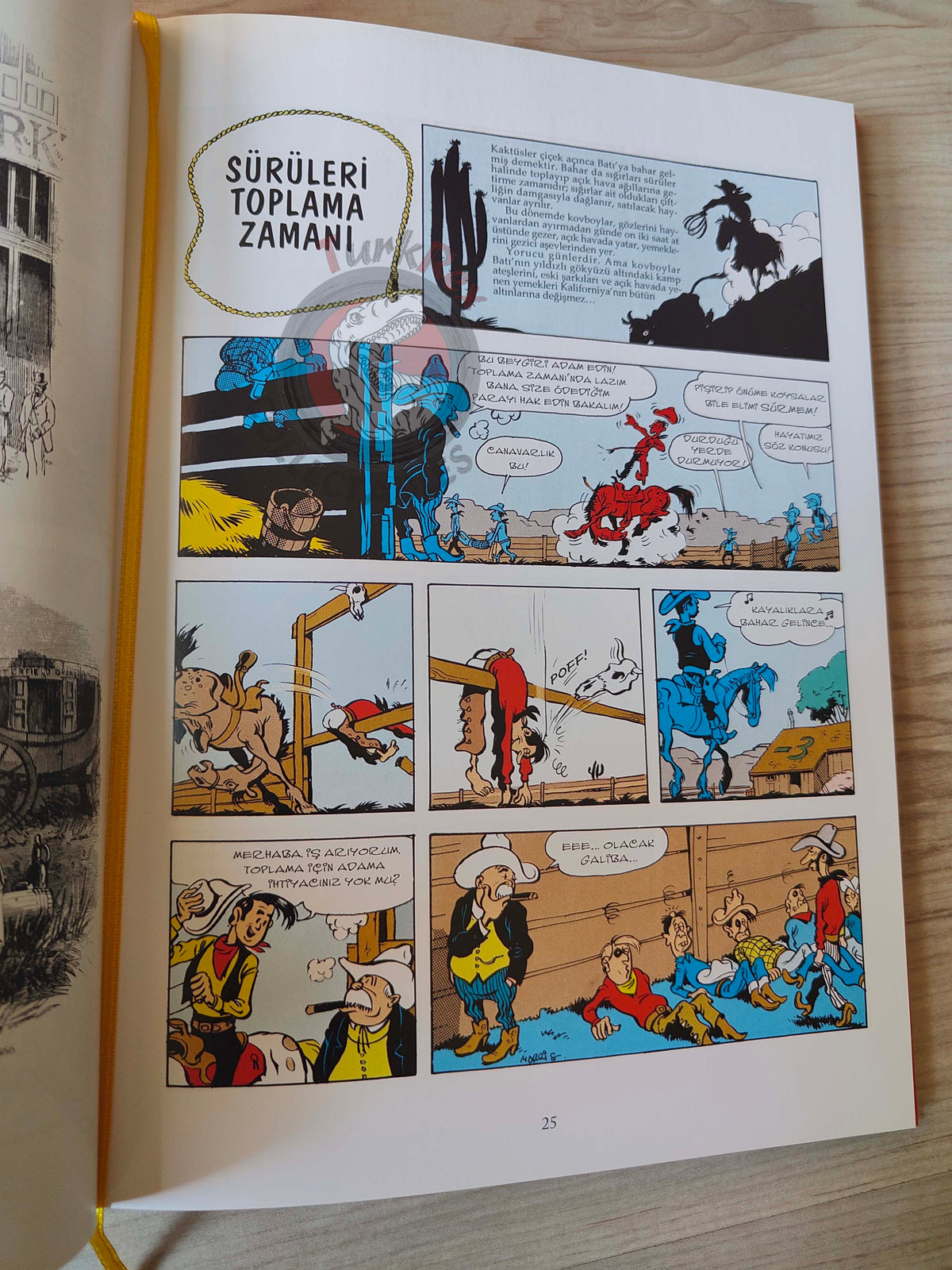 Lucky Luke – L'integrale #2 Turkish Comic Turkey Sous le Ciel de l'Ouest