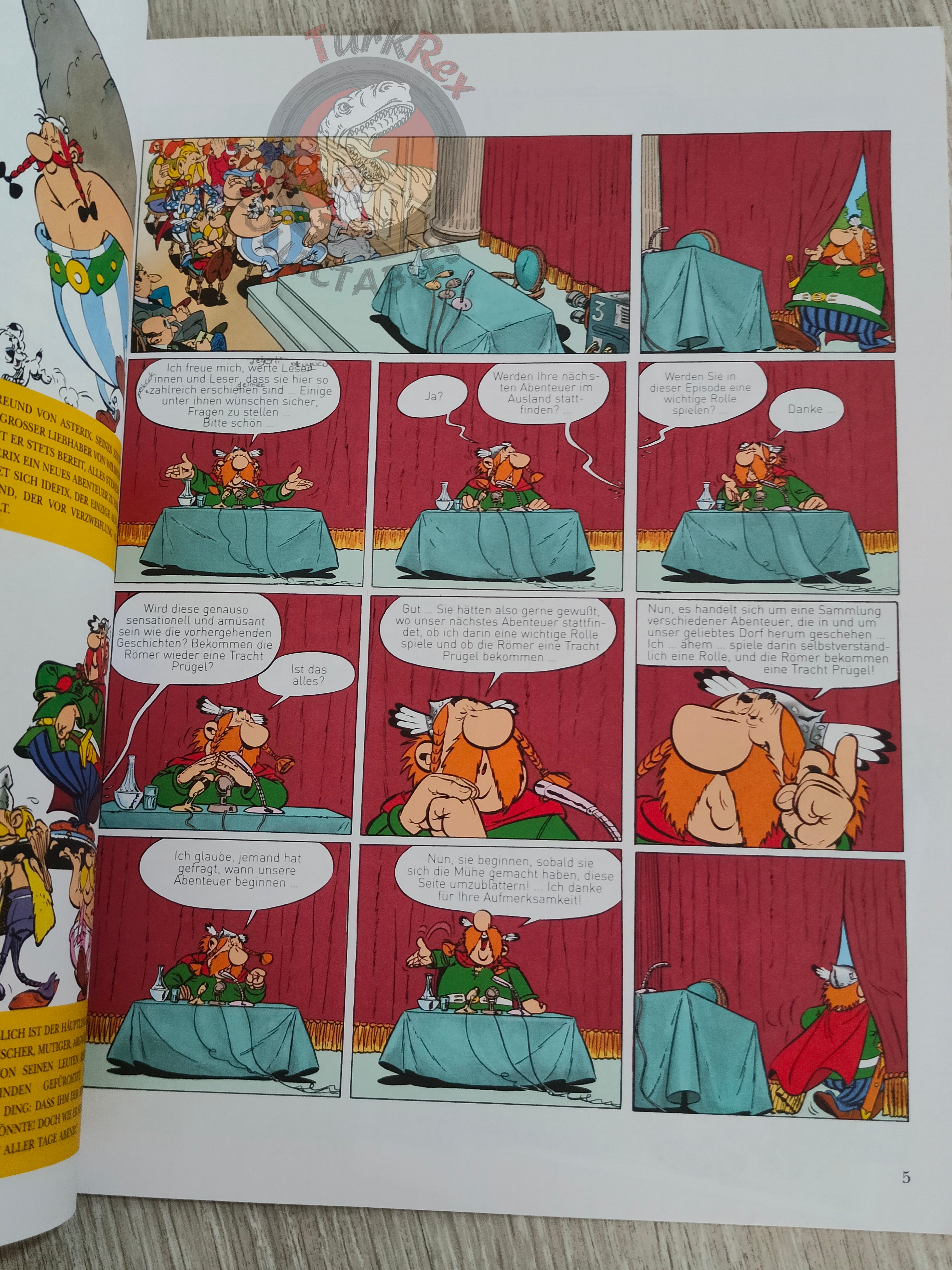 Asterix – Asterix and the Class Act 2003 1st Edition German Comic Germany