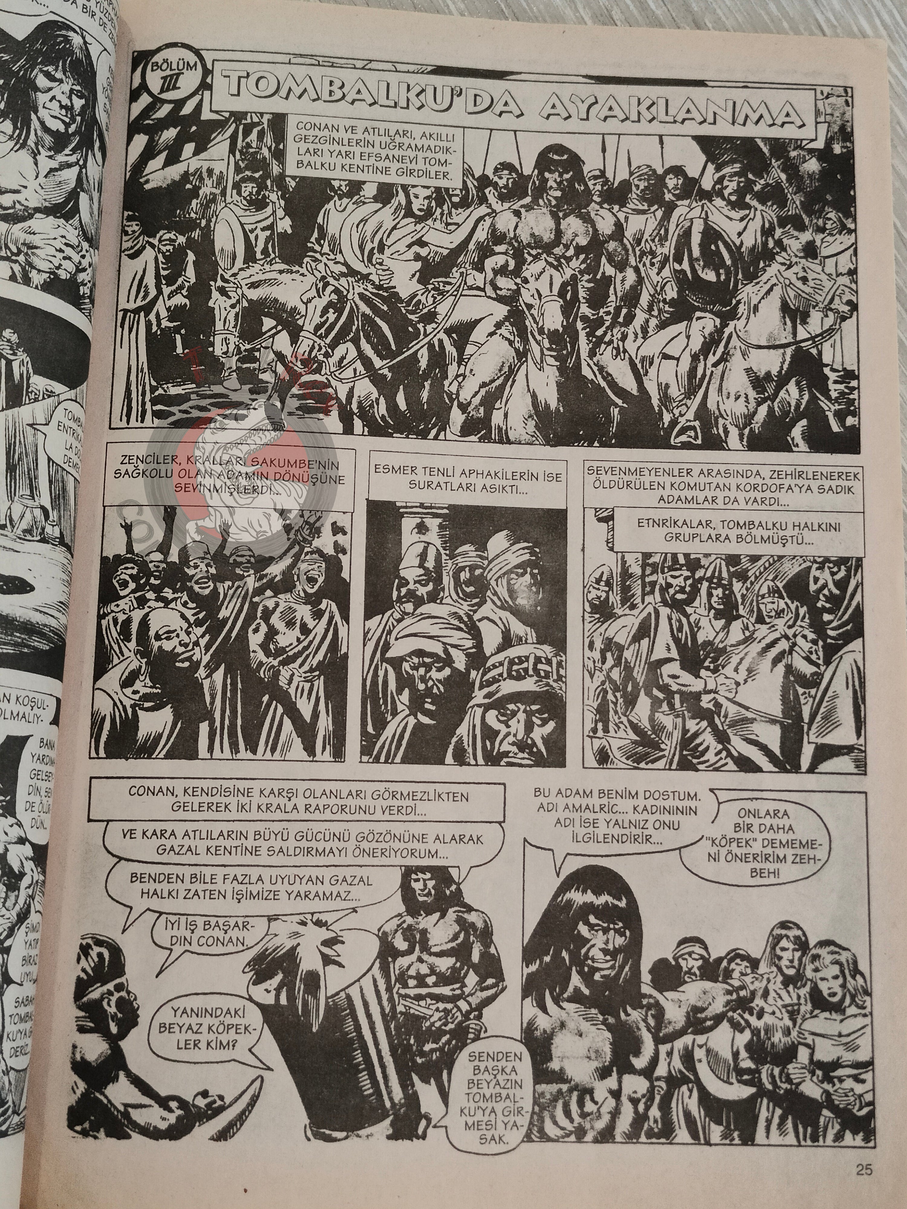 Conan #13 The Savage Sword of Conan #22 #23 Turkish Comic Turkey