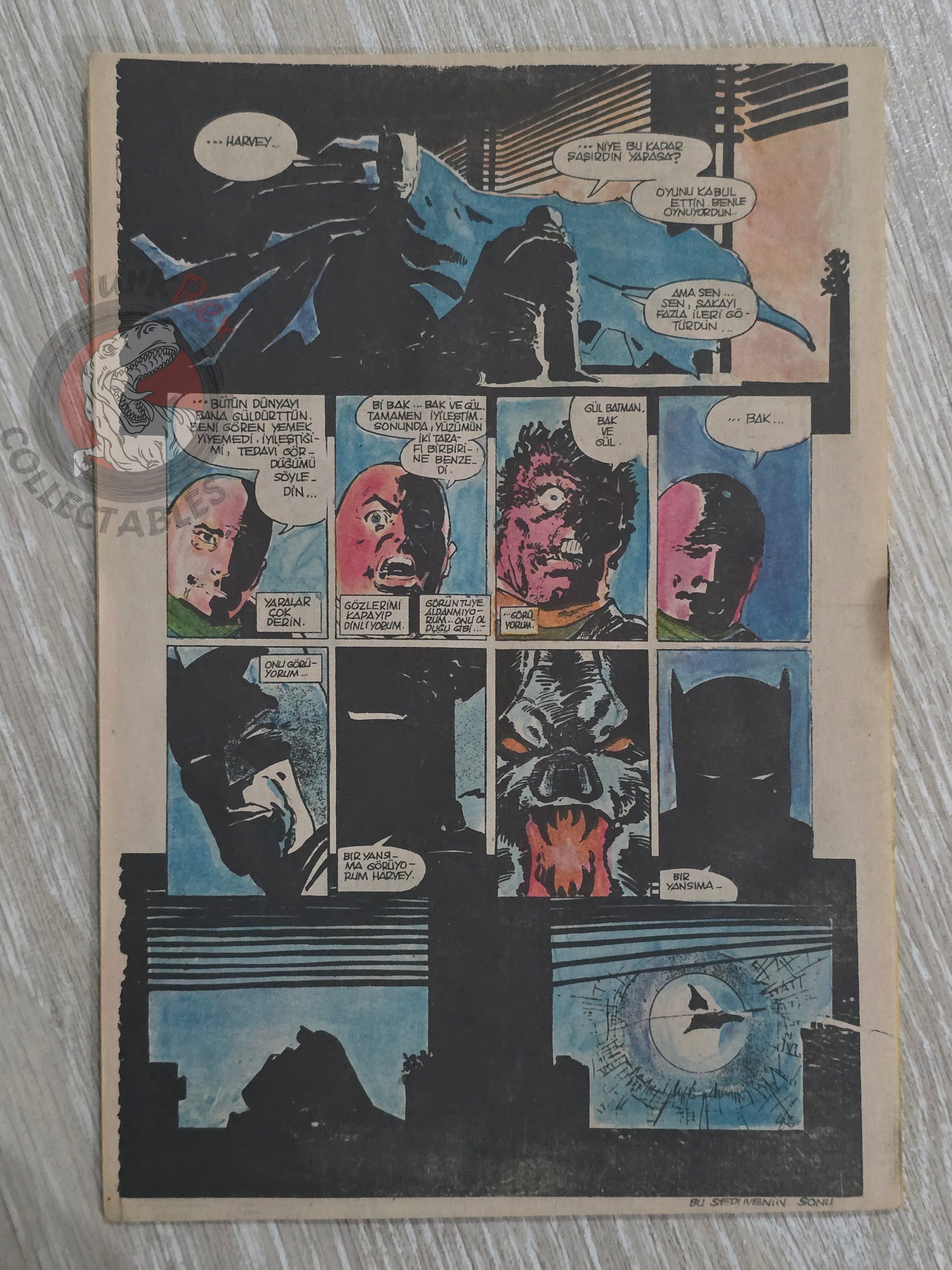 Batman The Dark Knight Returns #2 1989 Turkish Comic Turkey