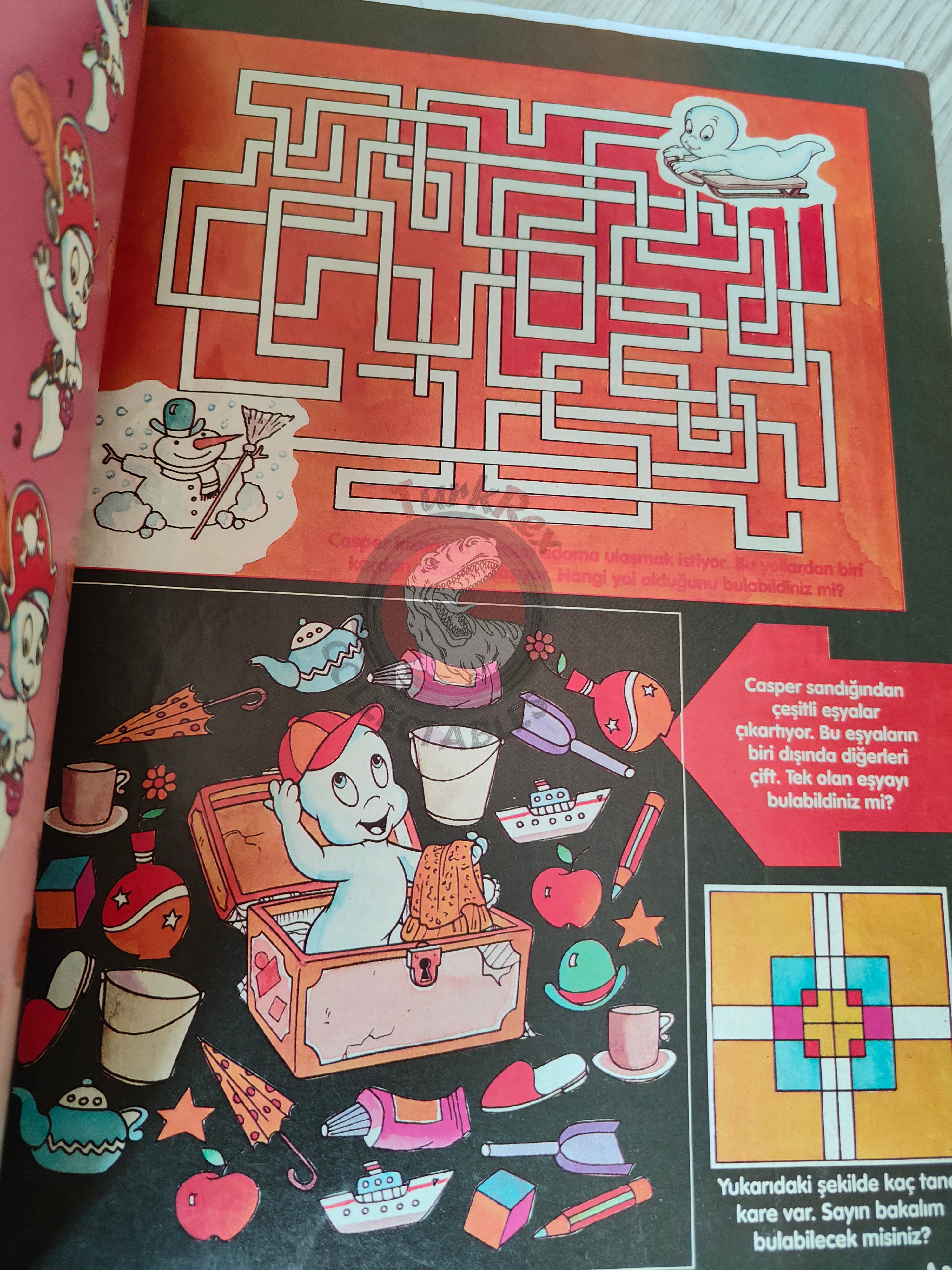 Casper the Friendly Ghost Magazine – Issue #10 1996 Turkish Comic Turkey