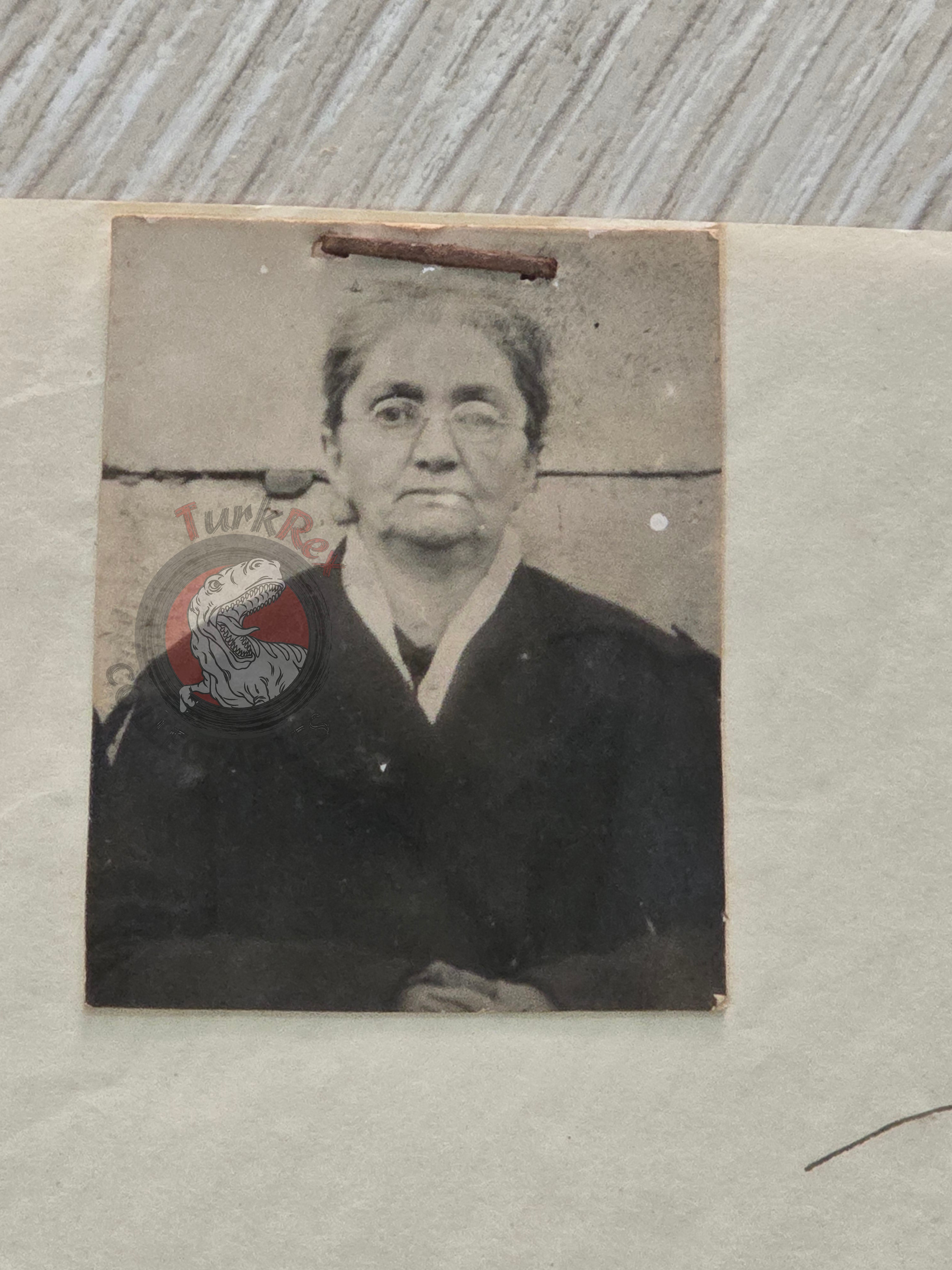 Ottoman Identity Document Copy 1924 with Photograph Greek Ottoman Citizens Married Couple