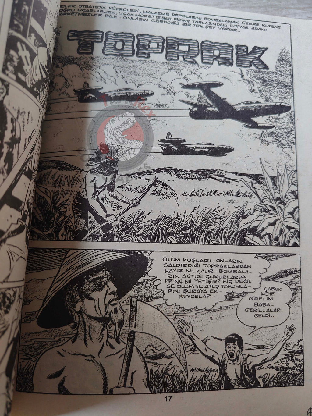 Süper Korku #12 late 80s Turkish Comic Turkey Warren Blazing Combat Eerie Vampirella