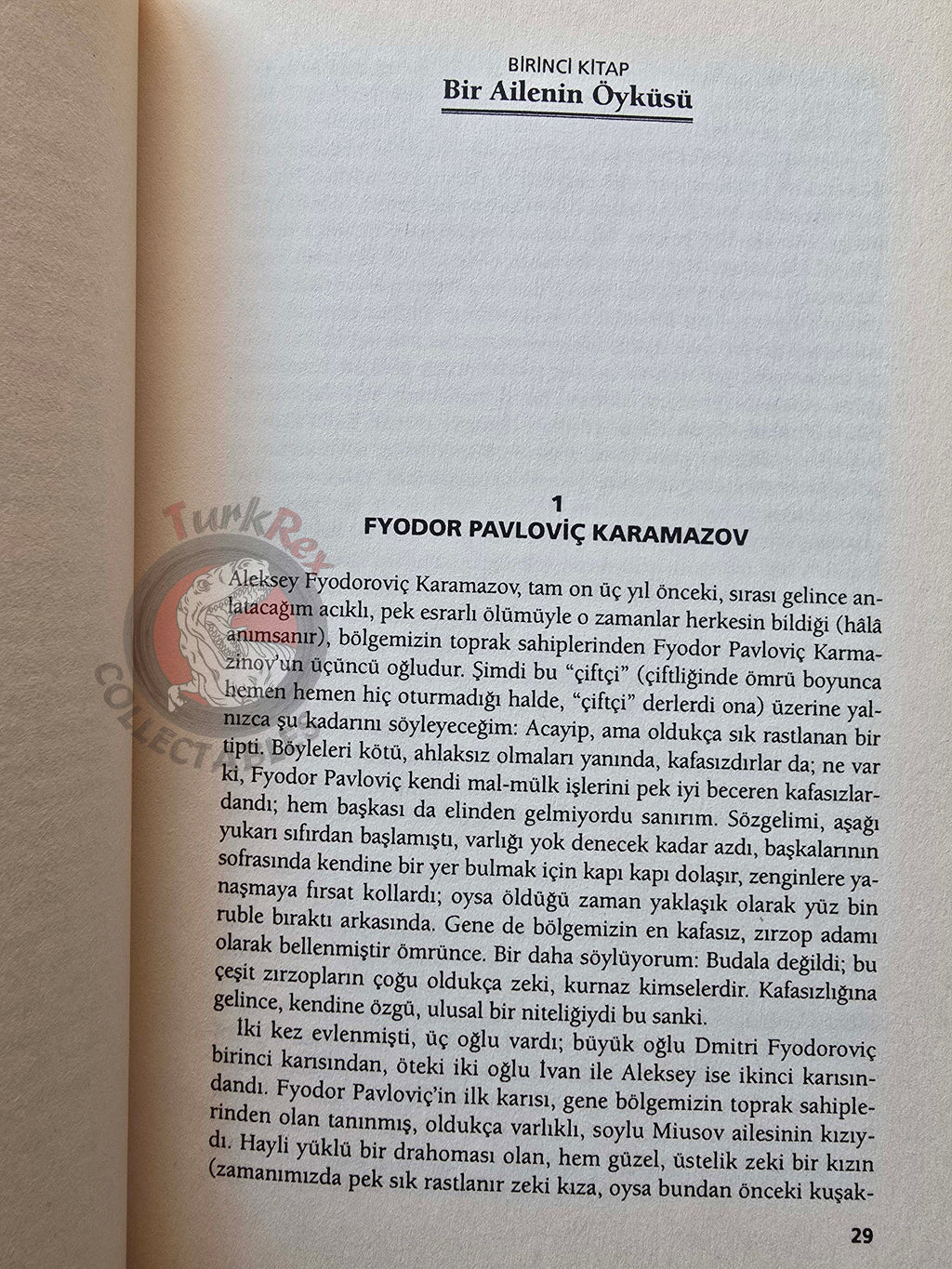 Fyodor Dostoyevsky – The Brothers Karamazov 2007 Turkish Book Turkey