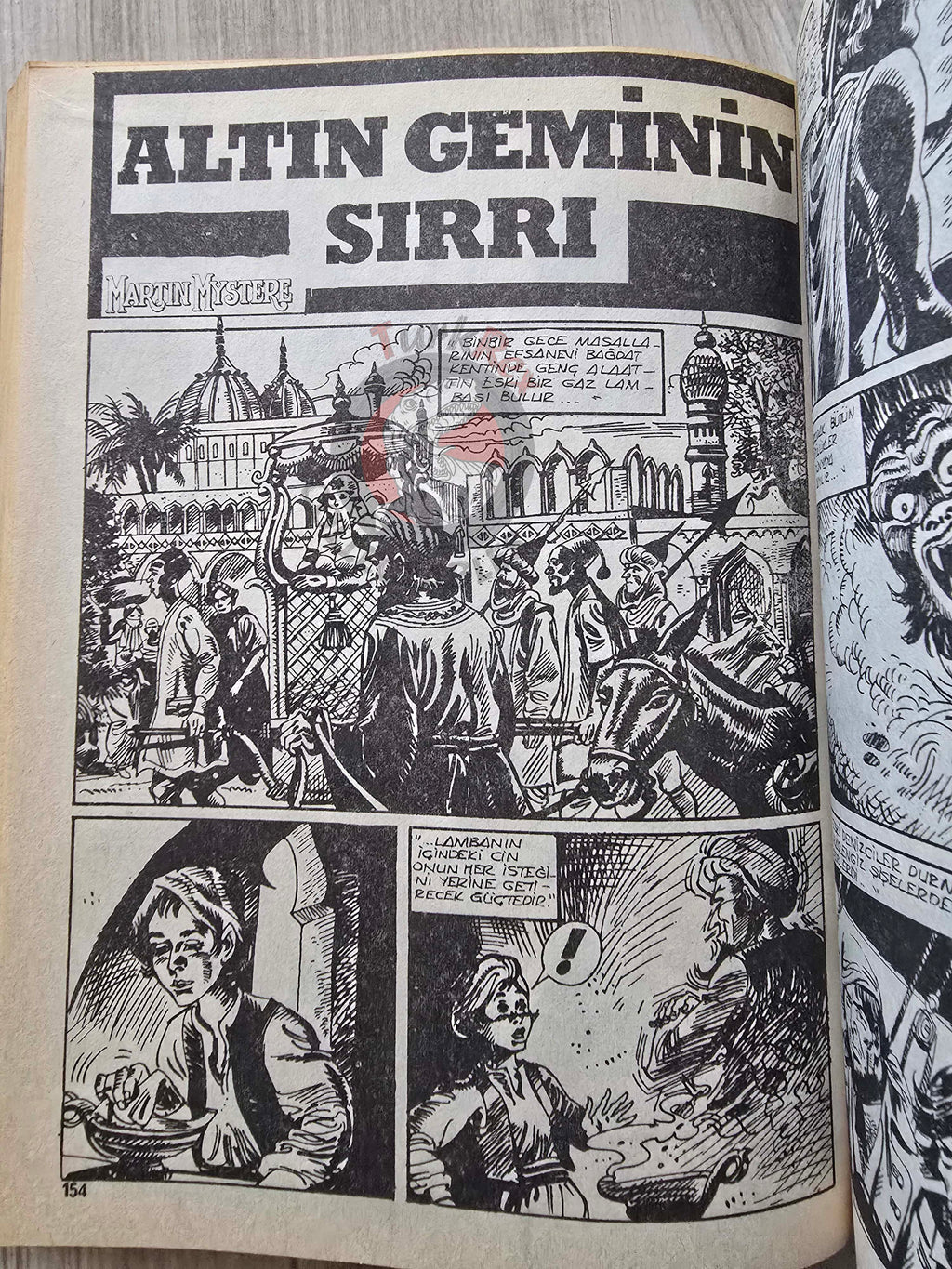 Martin Mystère #19 Ritorno a Lilliput 80s Turkish Comic Turkey #40 #54 #55