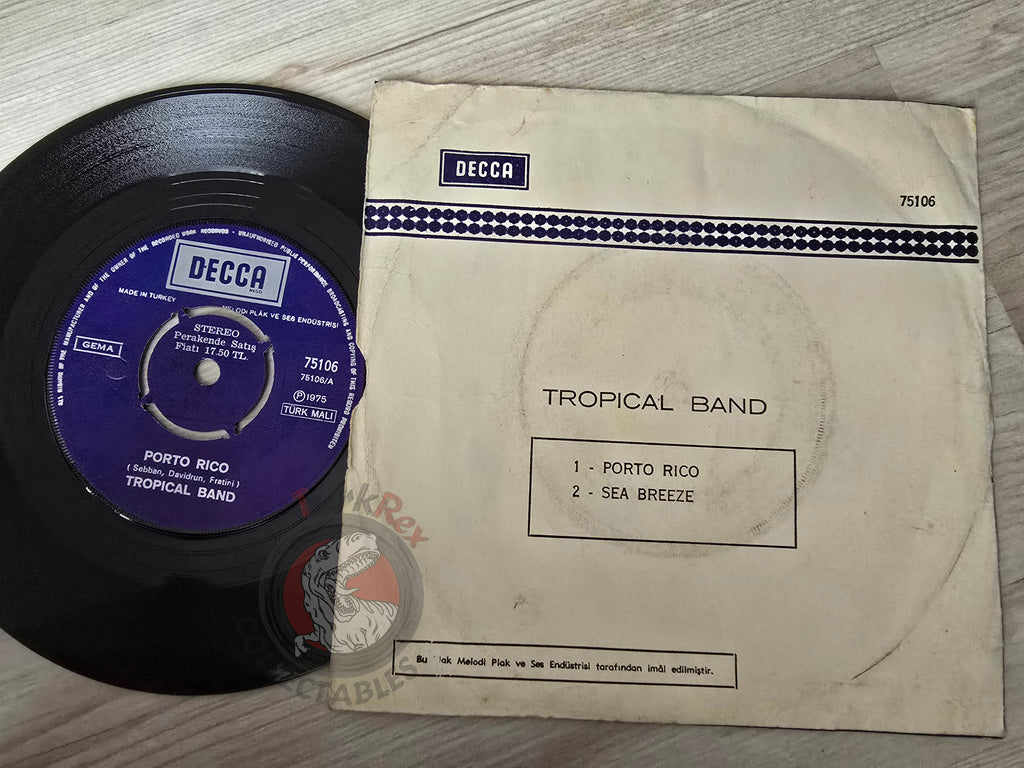 Tropical Band – Porto Rico 7" Turkish Pressing Vinyl Turkey Edition