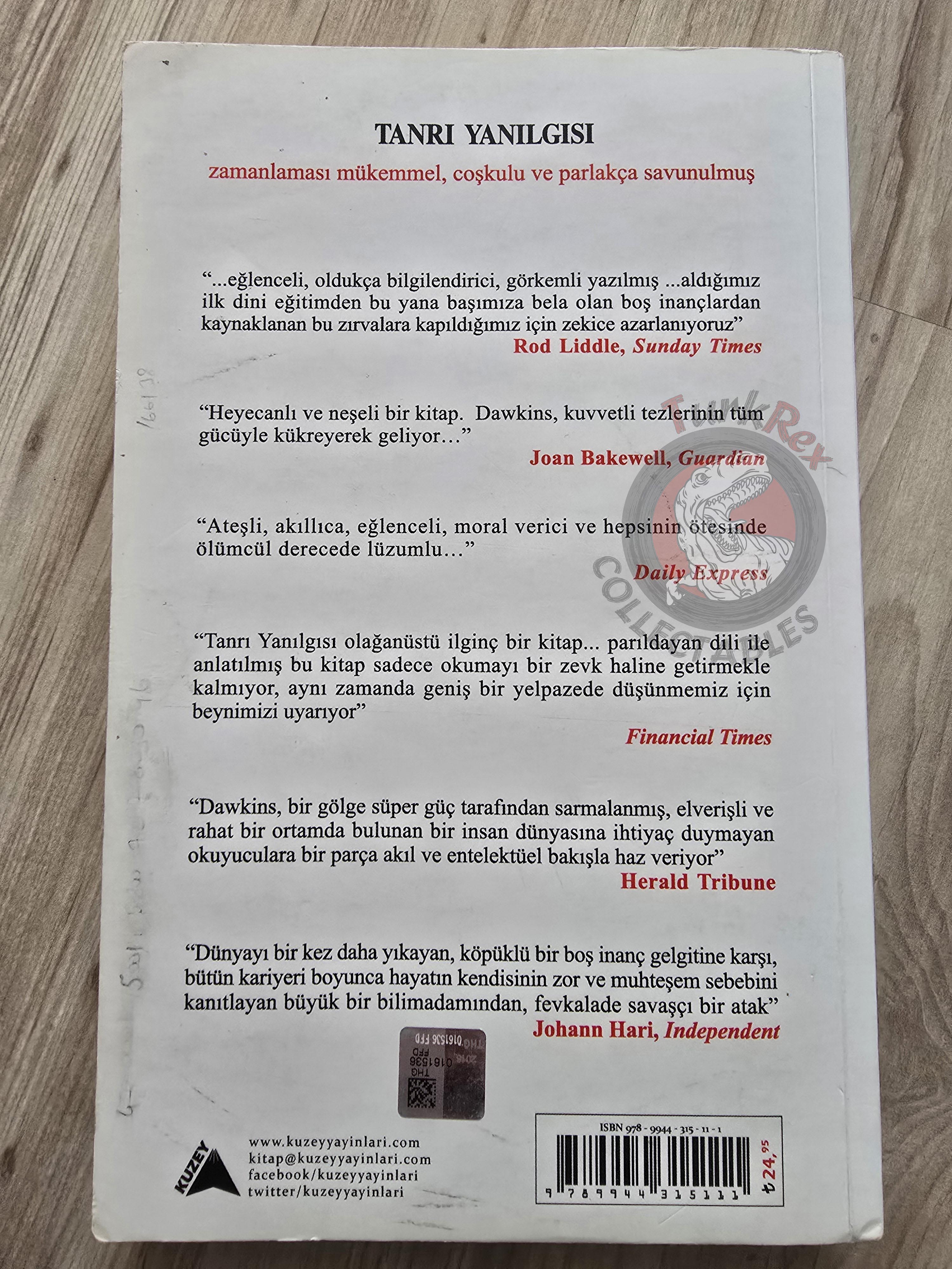 Richard Dawkins – The God Delusion Turkish Book Turkey