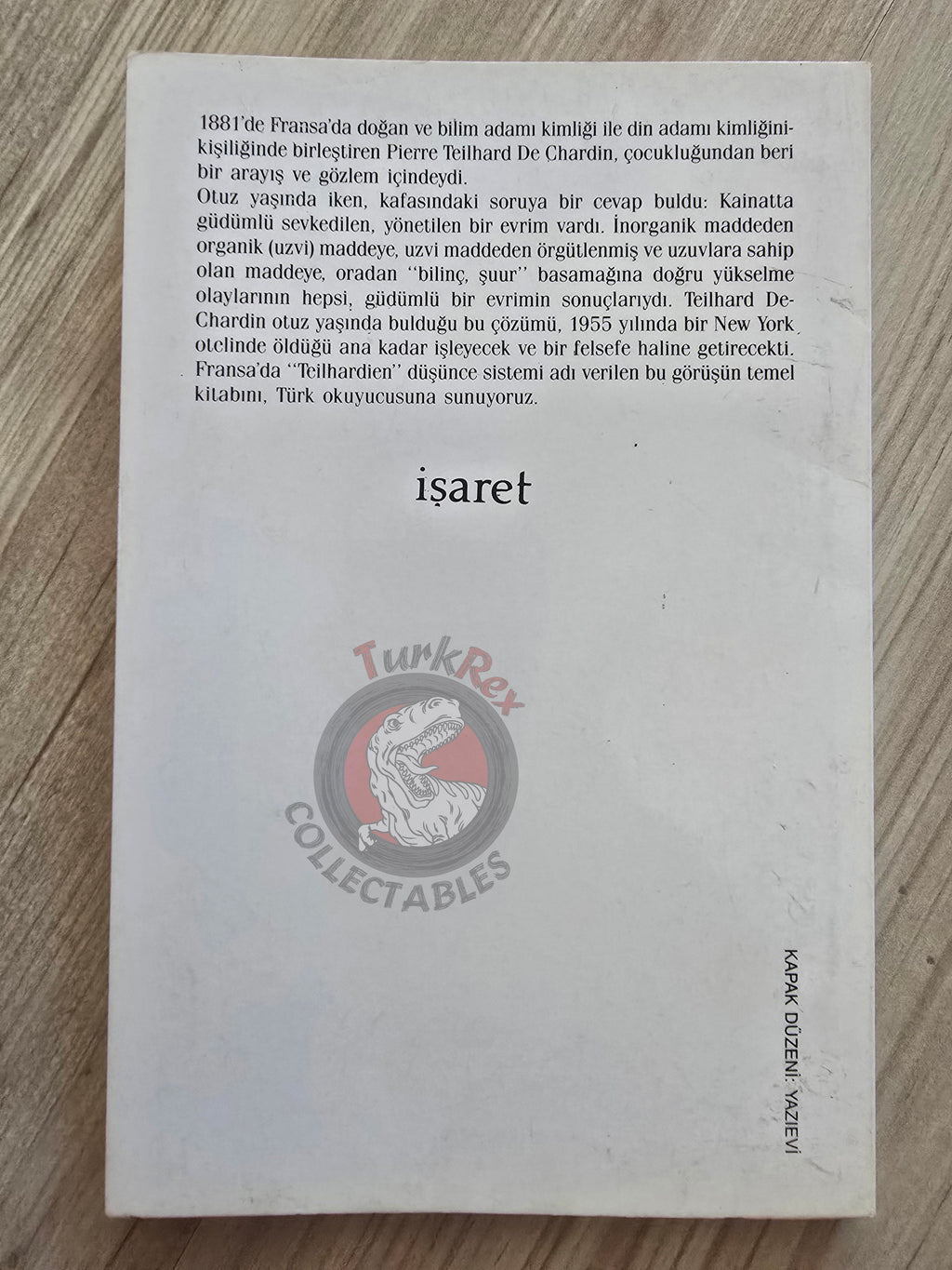 Pierre Teilhard de Chardin – Man's Place in Nature 1990 Turkish Book Turkey