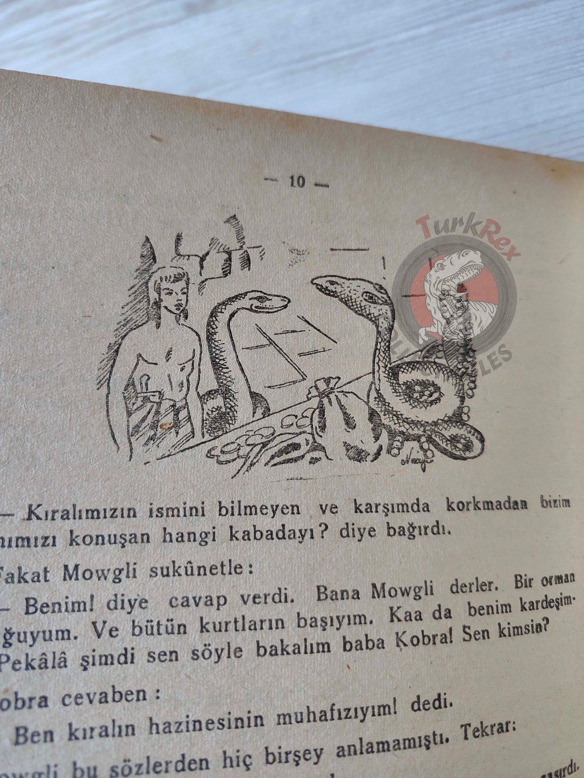 Rudyard Kipling – The Jungle Book 1959 Turkish Book Turkey Illustrated