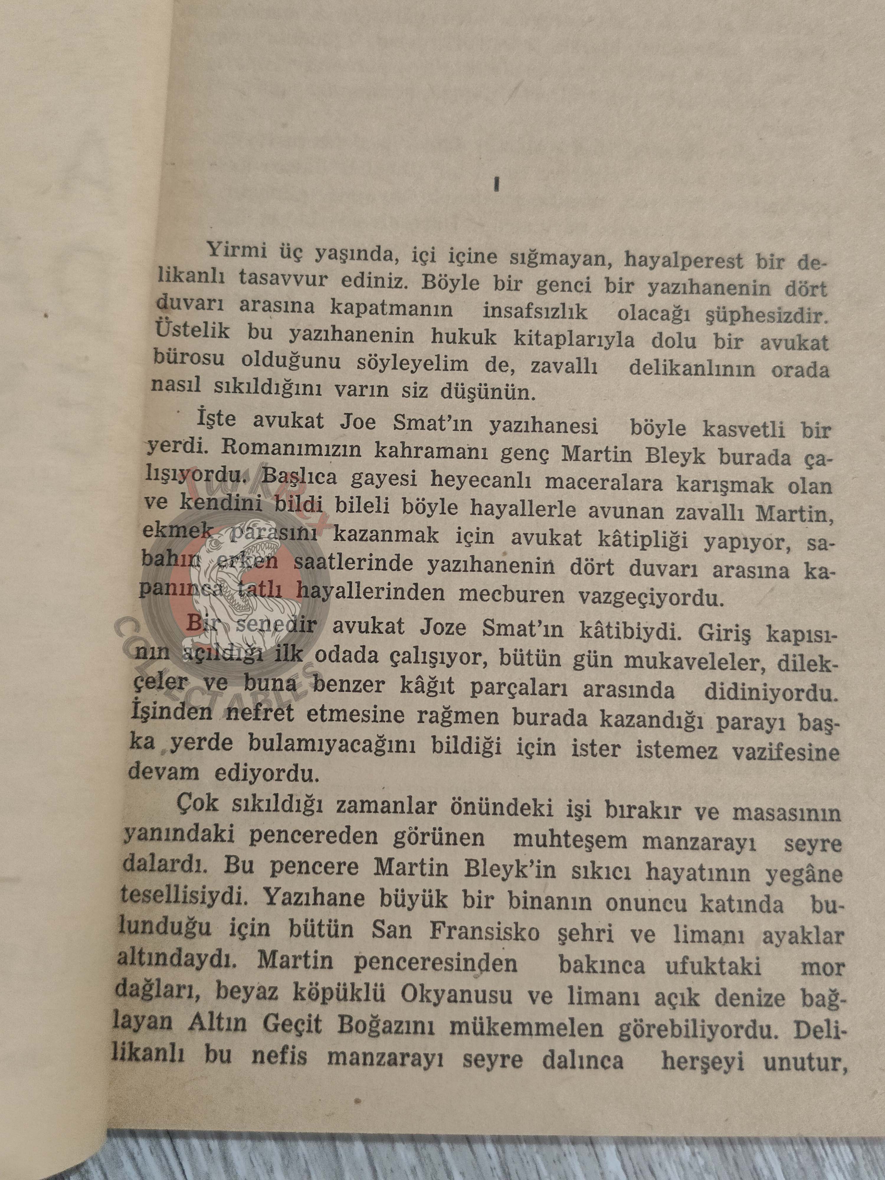 Norman Springer – Fire Mountain 1955 1st Turkish Book Turkey