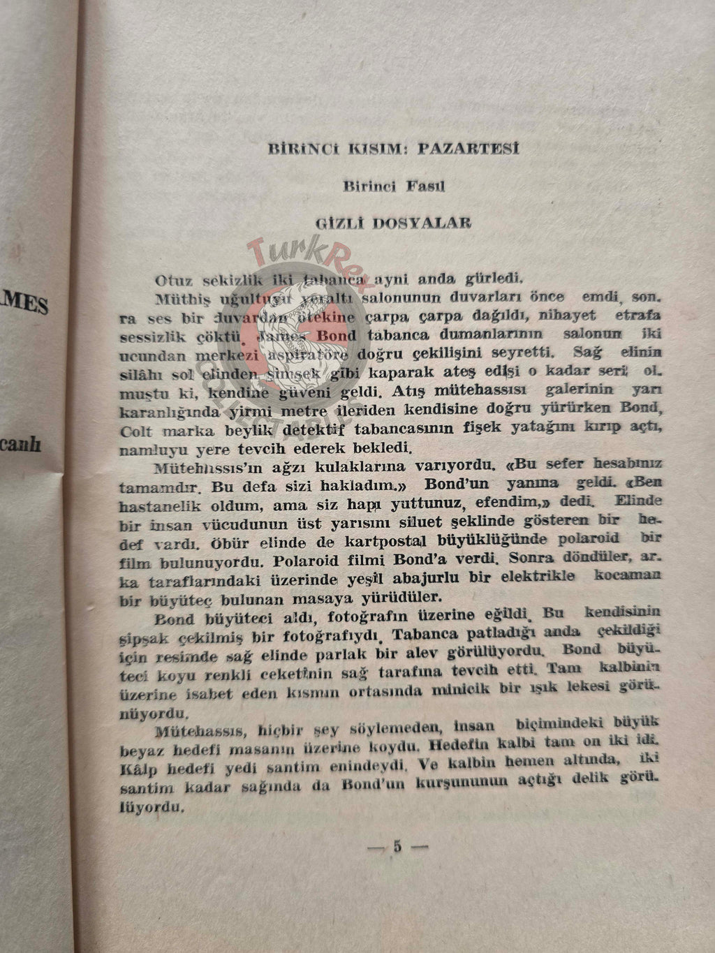 James Bond - Moonraker 1965 1st Turkish Book Turkey Ian Fleming