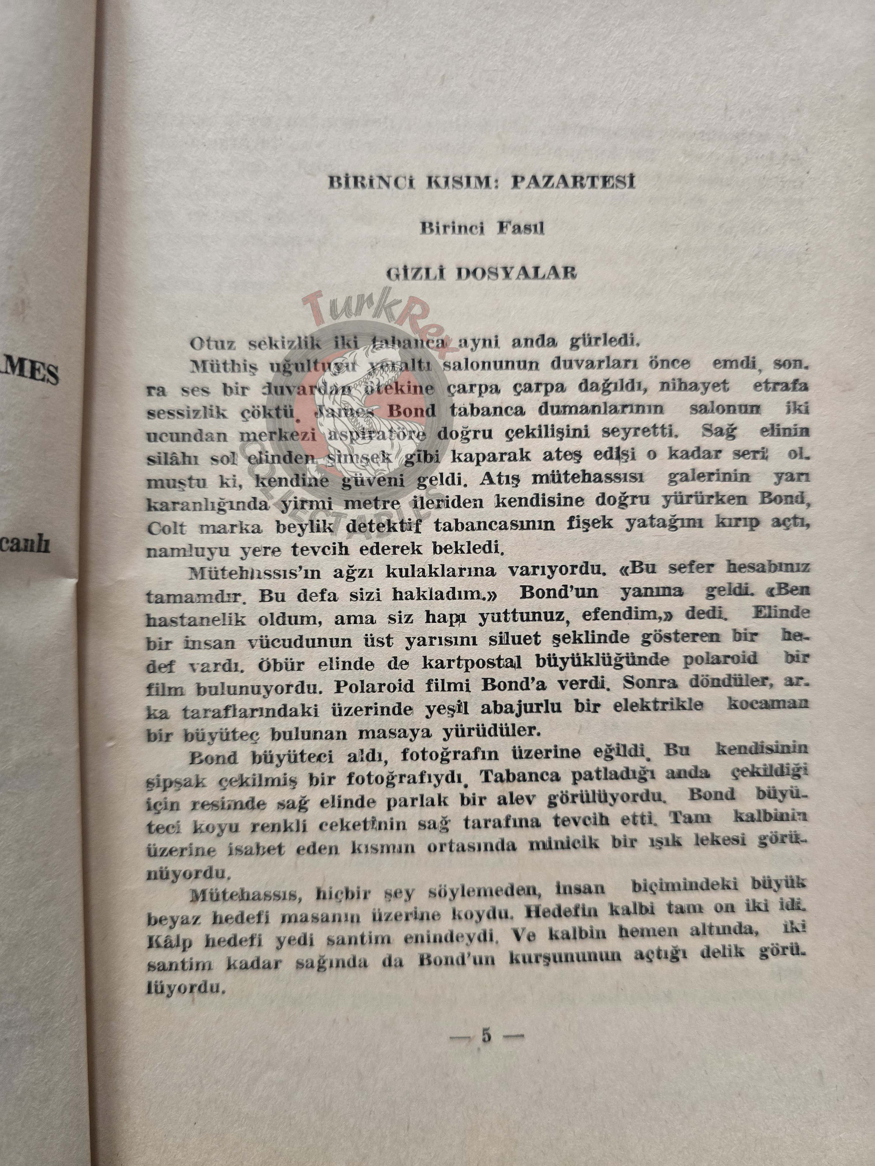 James Bond - Moonraker 1965 1st Turkish Book Turkey Ian Fleming