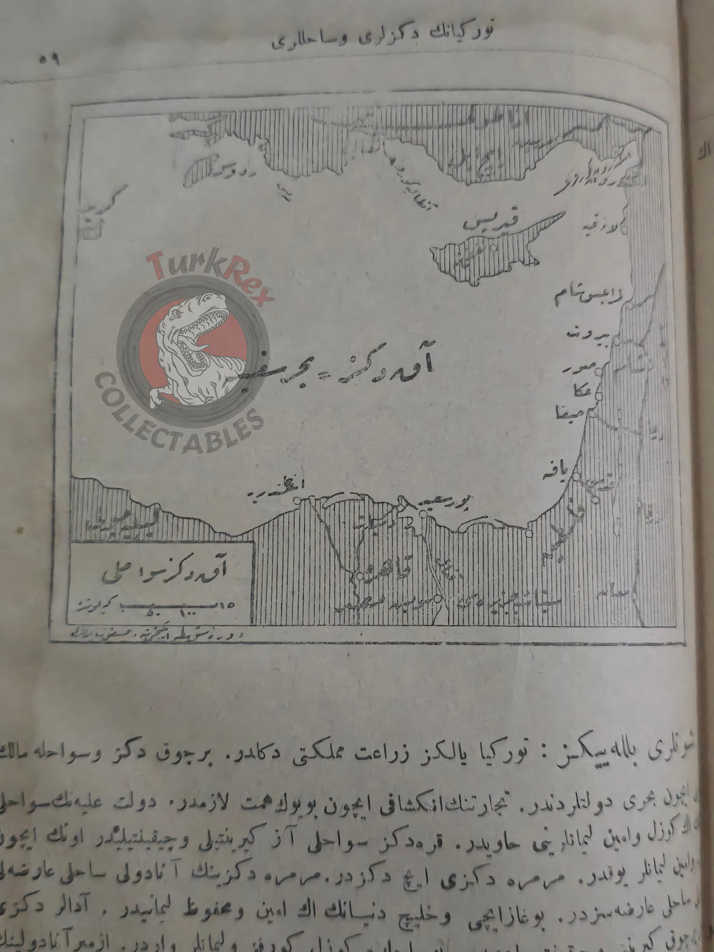 Ottoman Geography Textbook for Children 1921 with many maps Palestine