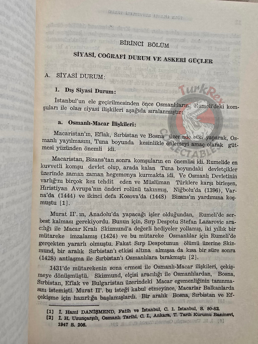 Conquest of Istanbul 1453 HC 1979 Turkish Book Military Ottoman Empire Maps